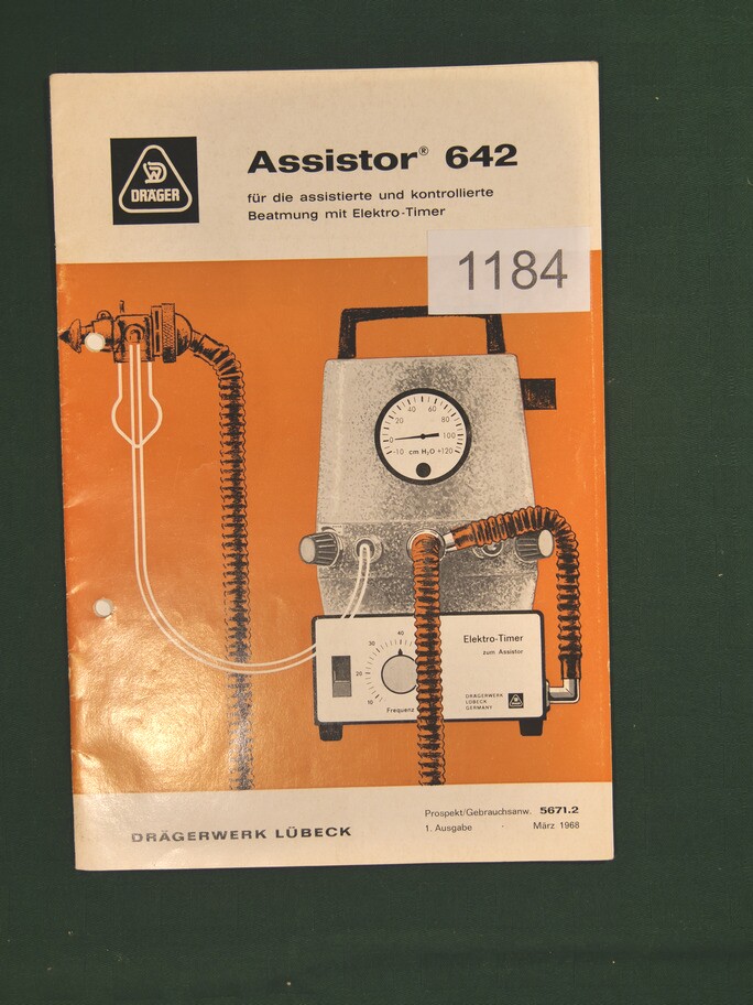 Bedienungsanweisung "Gebrauchsanweisung Assistor 642" (Heimatverein Burgsteinfurt CC BY-NC-SA)