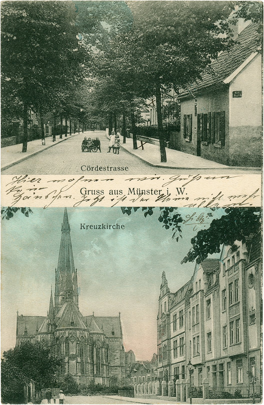 Postkarte: Gruss aus Münster (Stadtmuseum Münster CC BY-NC-SA)