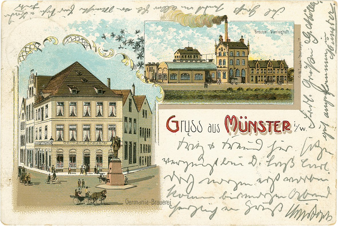 Postkarte: Gruss aus Münster (Stadtmuseum Münster CC BY-NC-SA)