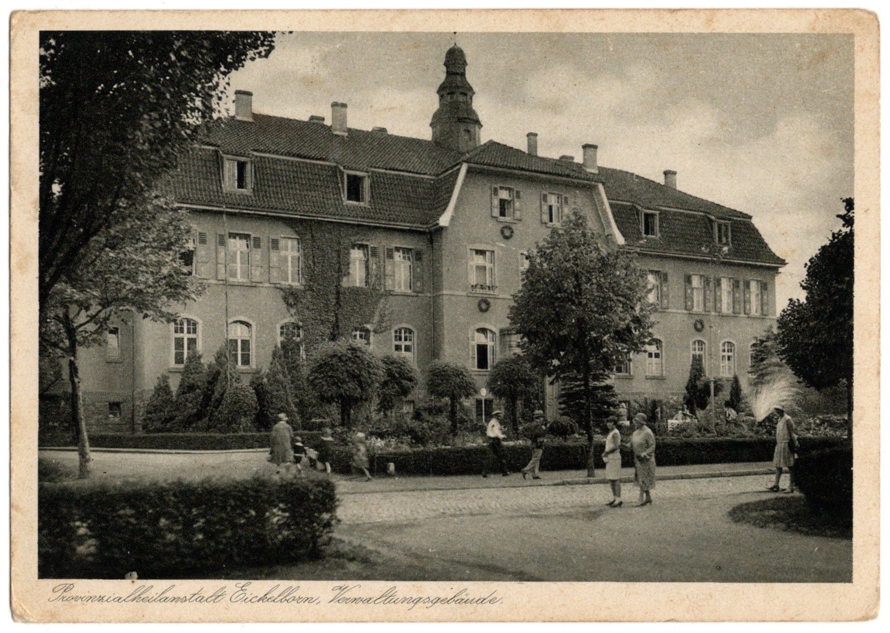 Postkarte "Provinzialheilanstalt Eickelborn" (Psychiatriemuseum Warstein CC BY-NC-SA)