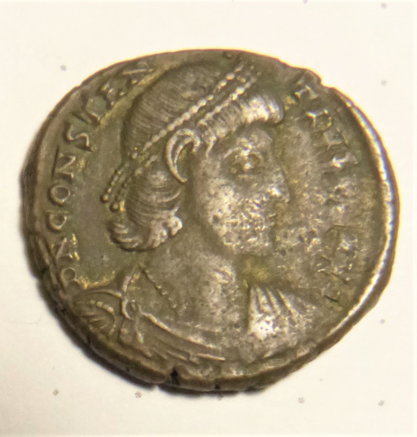 Follis des Constantius II. (Städt. Hellweg-Museum Geseke CC BY-NC-SA)