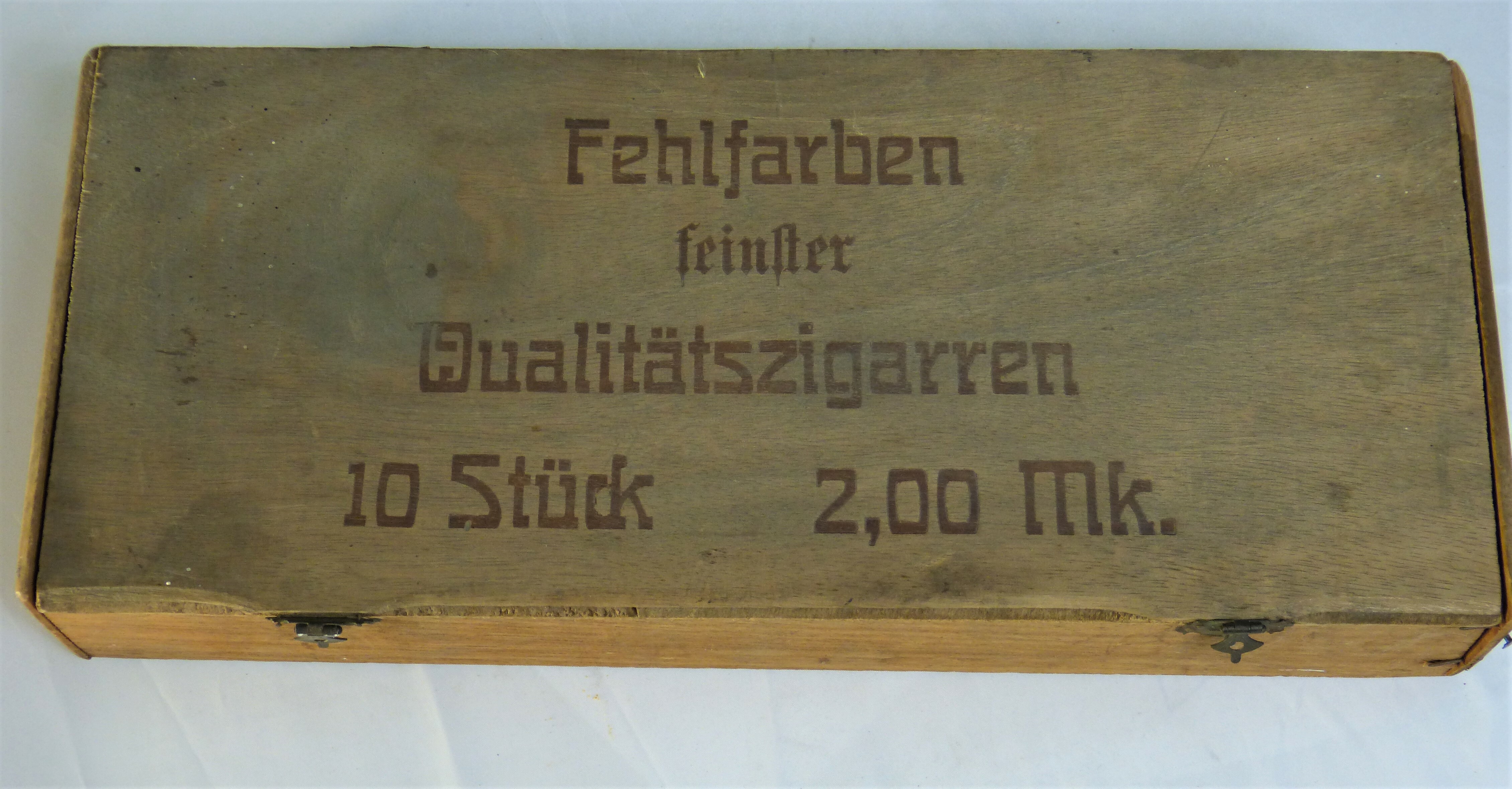 Zigarrenkiste für Fehlfarben (Städt. Hellweg-Museum Geseke CC BY-NC-SA)