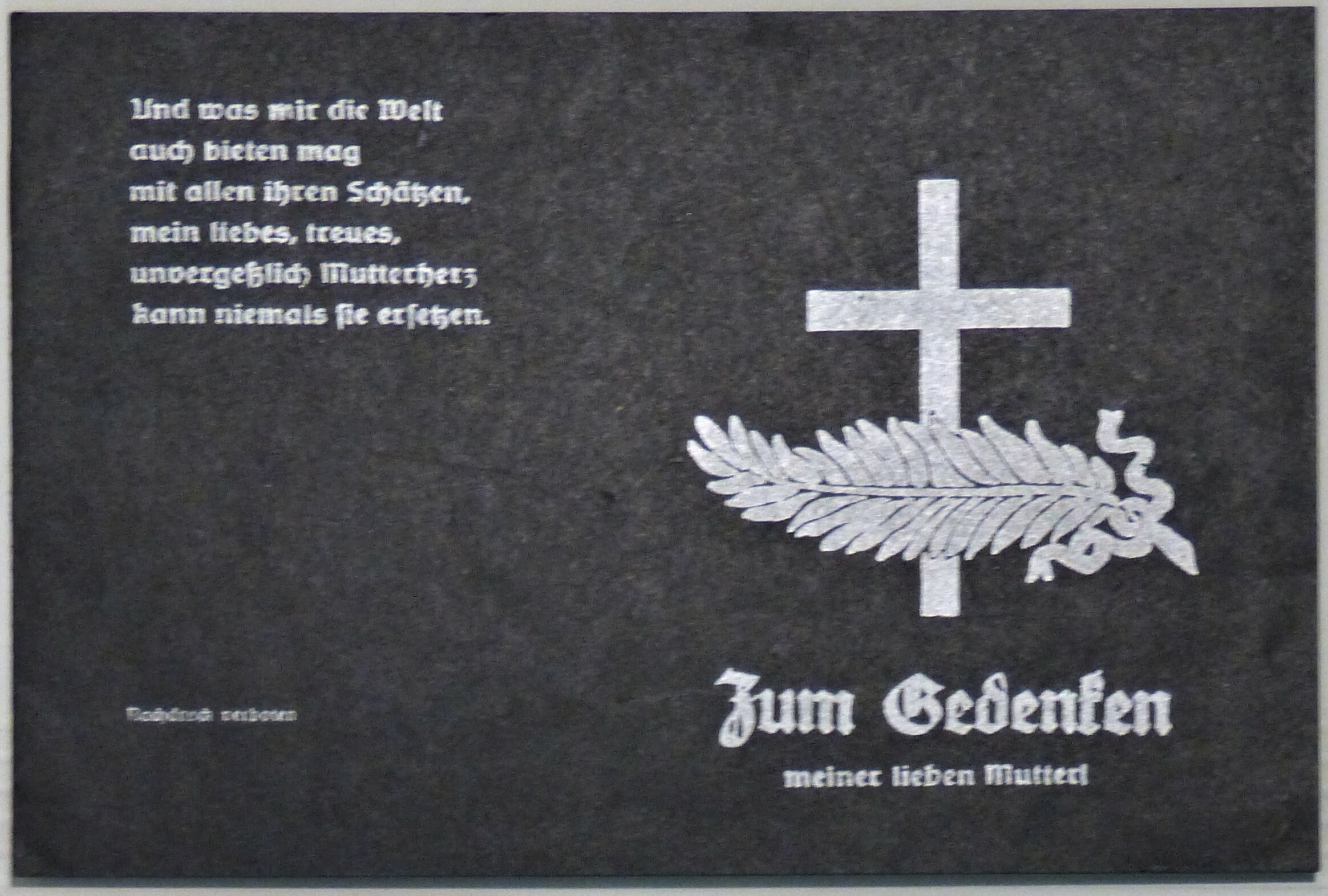 Todesanzeige von Clementine Jungemann (Städt. Hellweg-Museum Geseke CC BY-NC-SA)