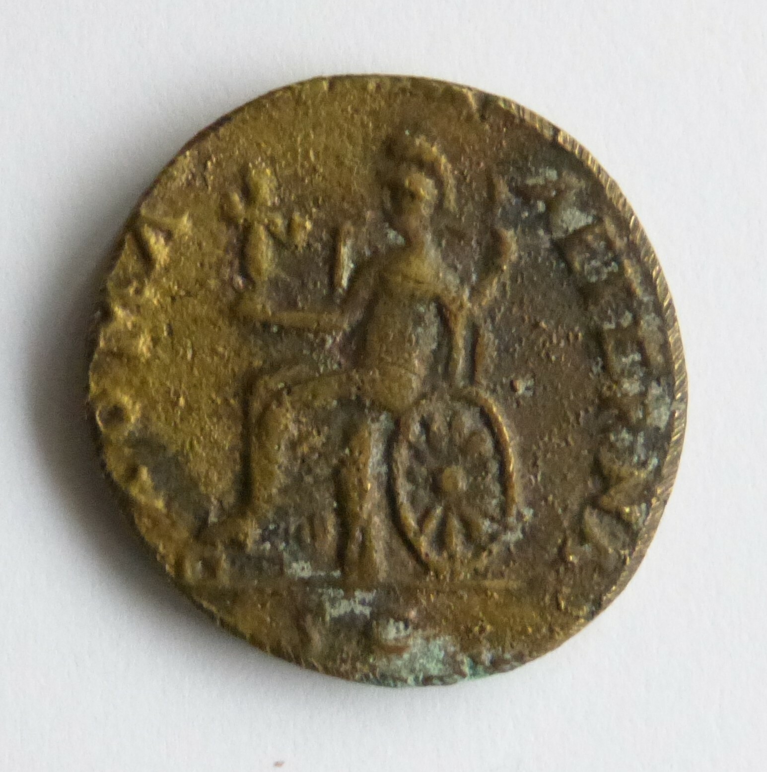 Münzenreplik des Antonius Pius (Städt. Hellweg-Museum Geseke CC BY-NC-SA)