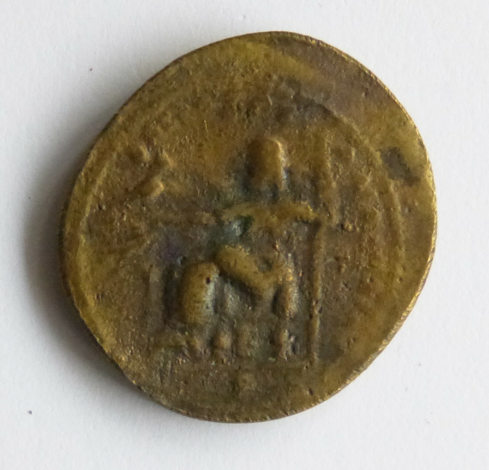 Münzenreplik mit Alexander dem Großen (Städt. Hellweg-Museum Geseke CC BY-NC-SA)