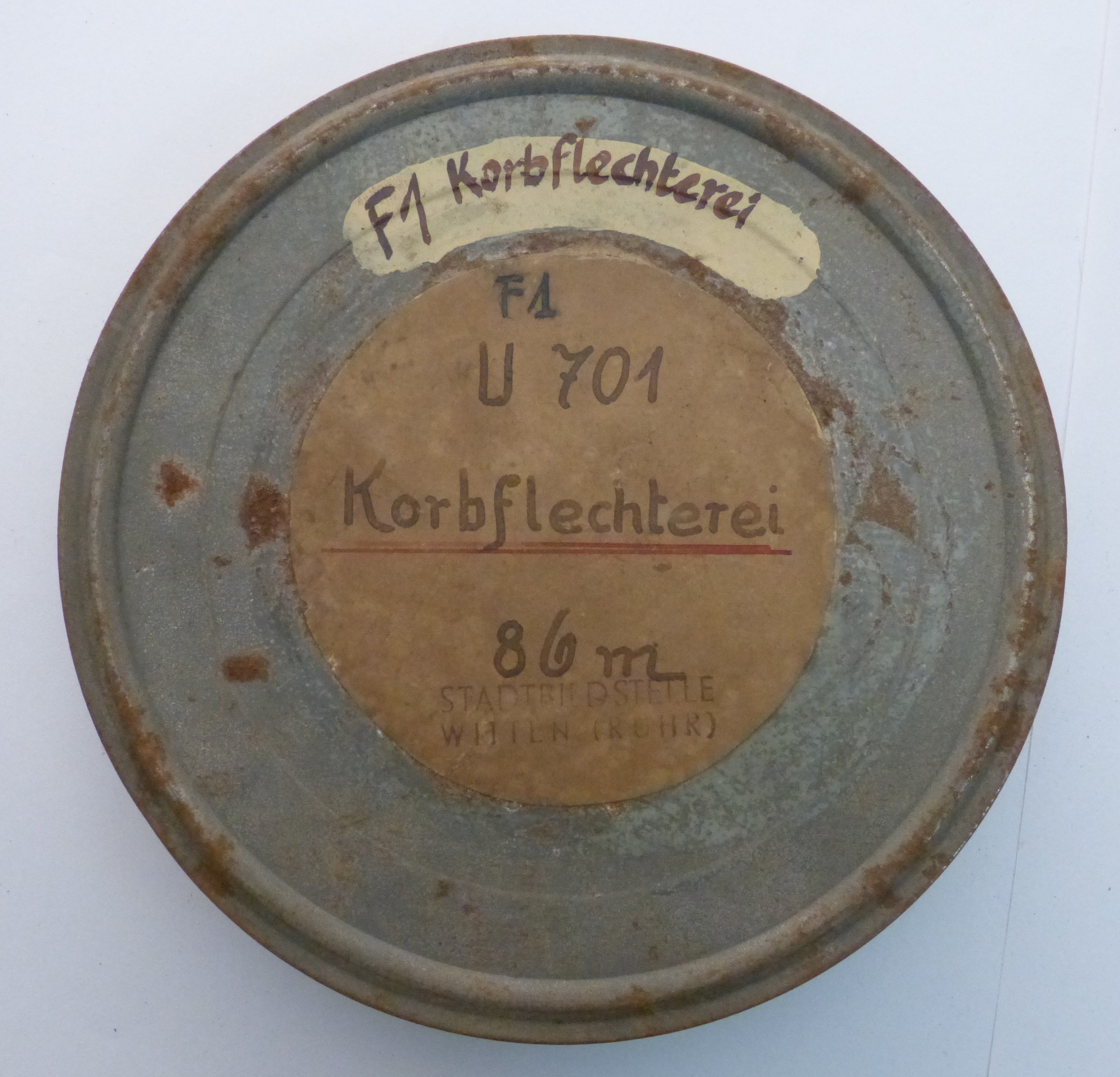 Unterrichtsfilm "Korbflechterei" (Städt. Hellweg-Museum Geseke CC BY-NC-SA)