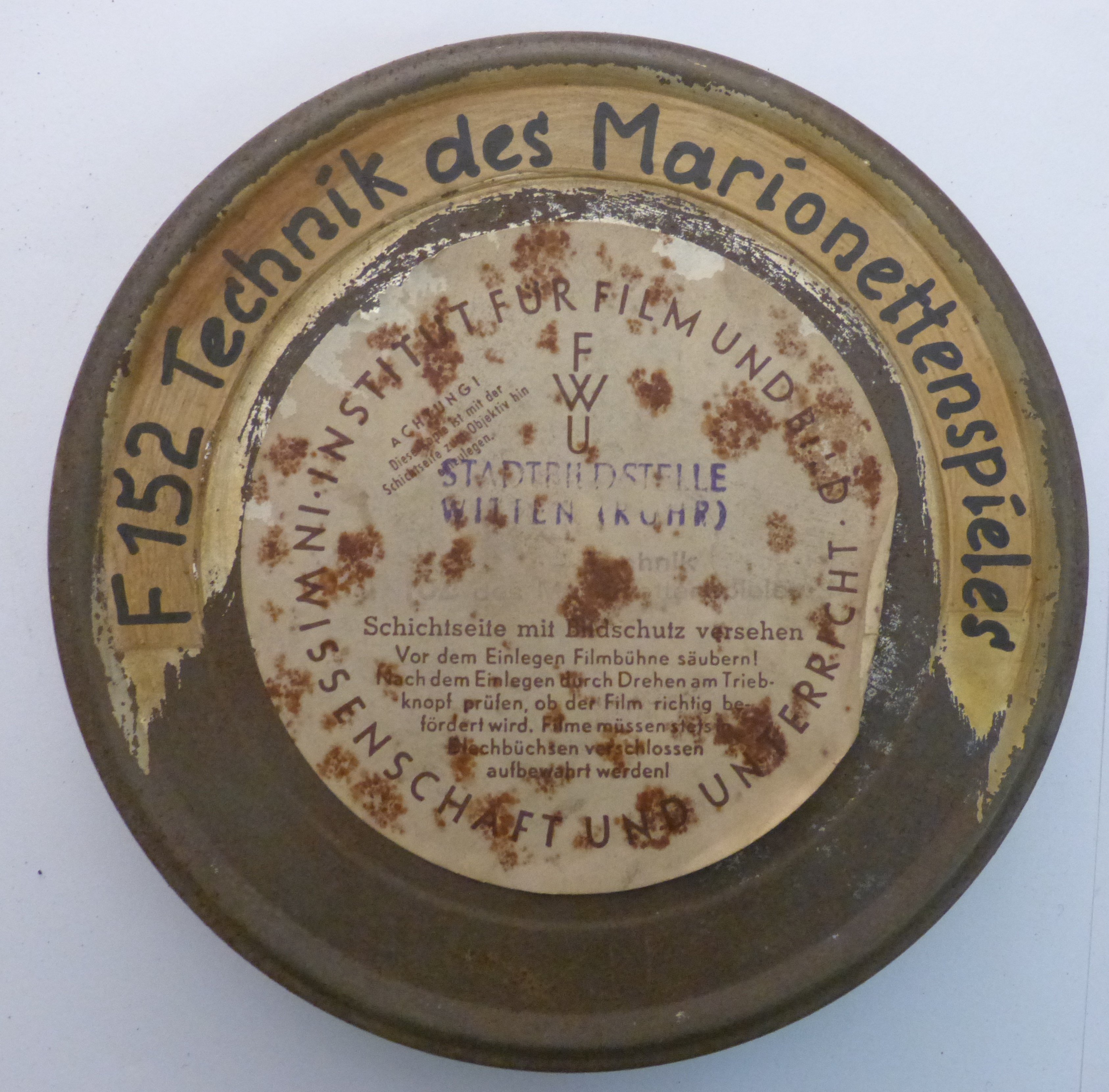 Unterrichtsfilm "Technik des Marionettenspiels" (Städt. Hellweg-Museum Geseke CC BY-NC-SA)