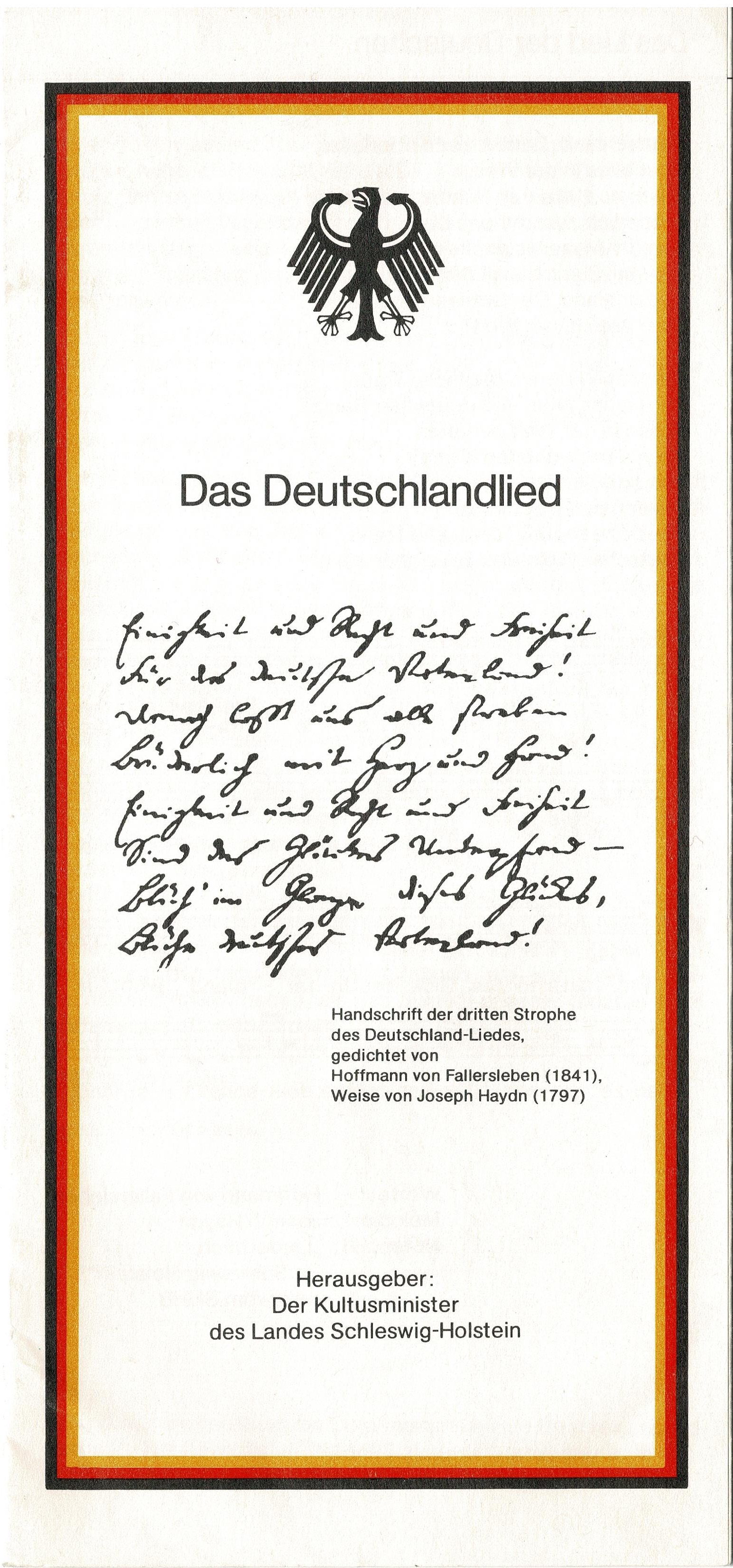 Hymnenblatt als Leporello (Städt. Hellweg-Museum Geseke CC BY-NC-SA)