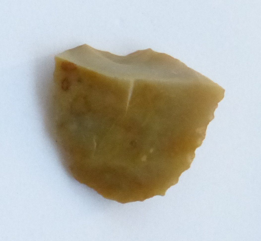 Fragment einer Flintklinge (Städt. Hellweg-Museum Geseke CC BY-NC-SA)