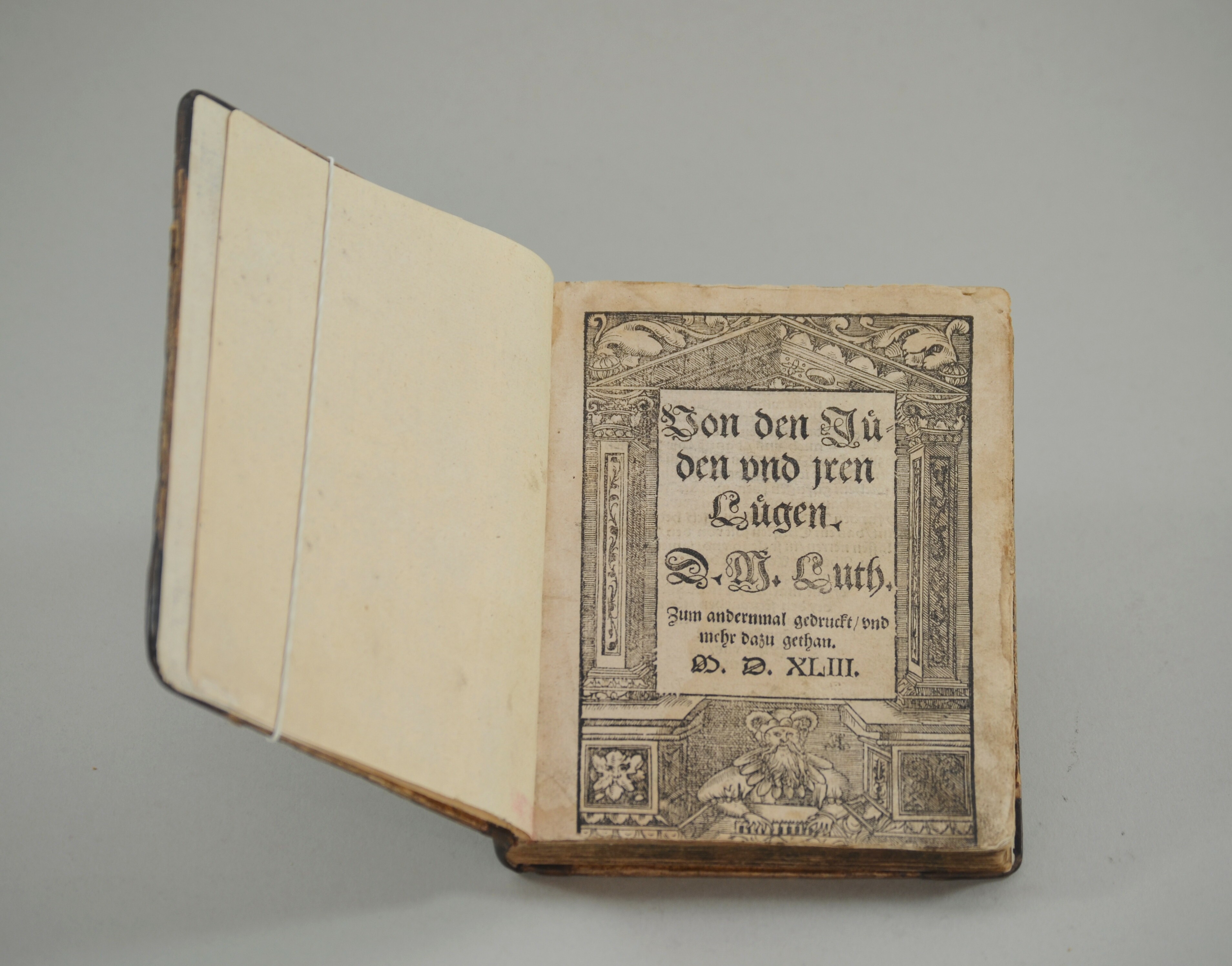 „Von den Juden und ihren Lügen“, Dr Martin Luther (Thomas Ridder/ Jüdisches Museum Dorsten CC BY-NC-SA)