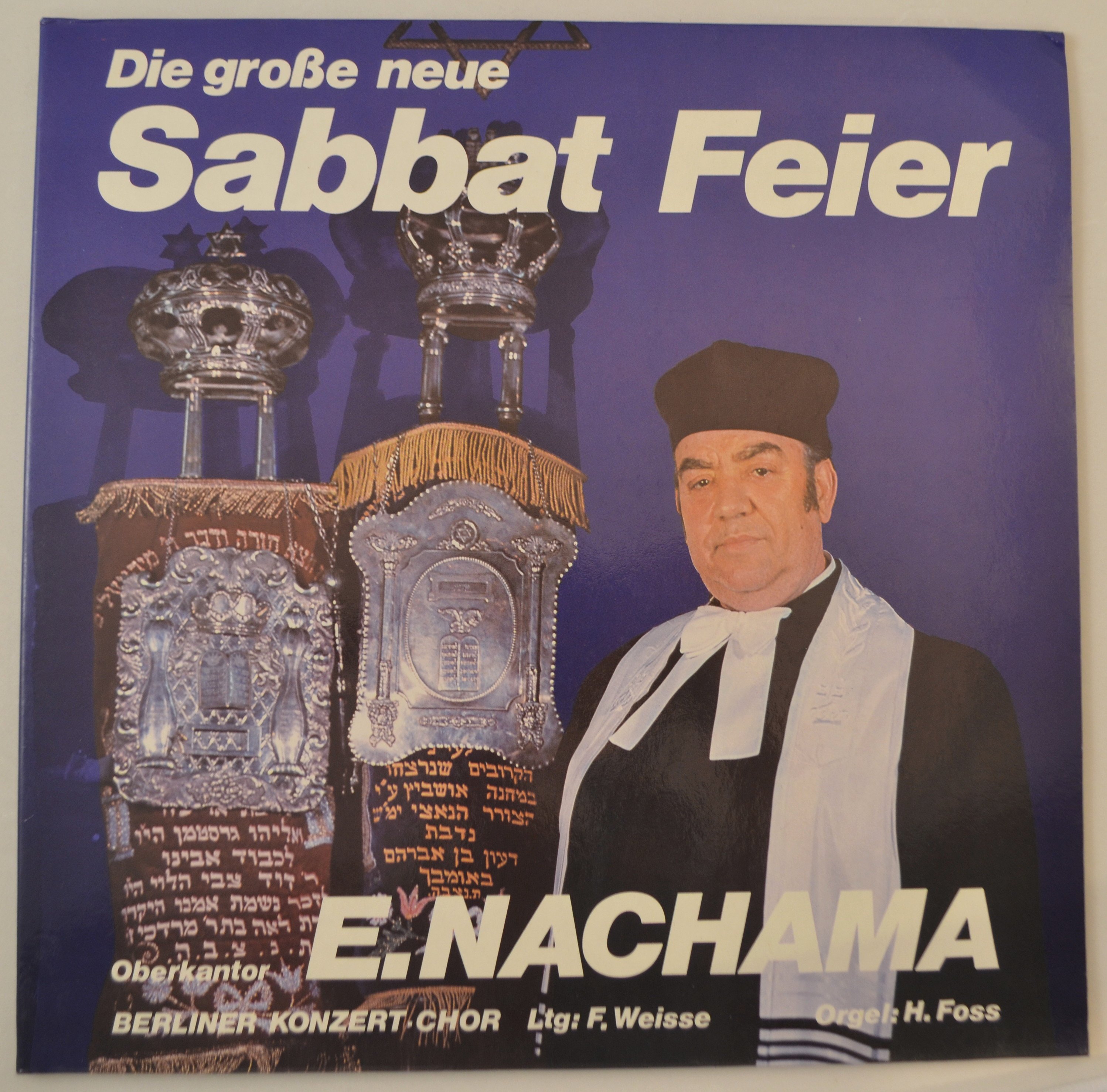 Schallplatte: Die große neue Sabbatfeier (Jüdisches Museum Westfalen Dorsten CC BY-NC-SA)