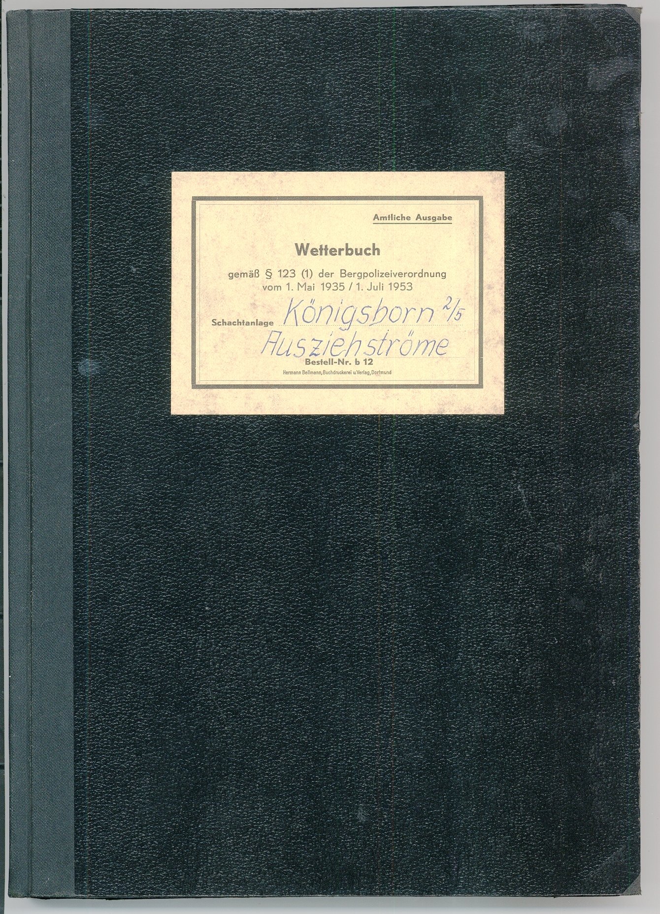 Wetterbuch (Hellweg-Museum Unna CC BY-NC-SA)