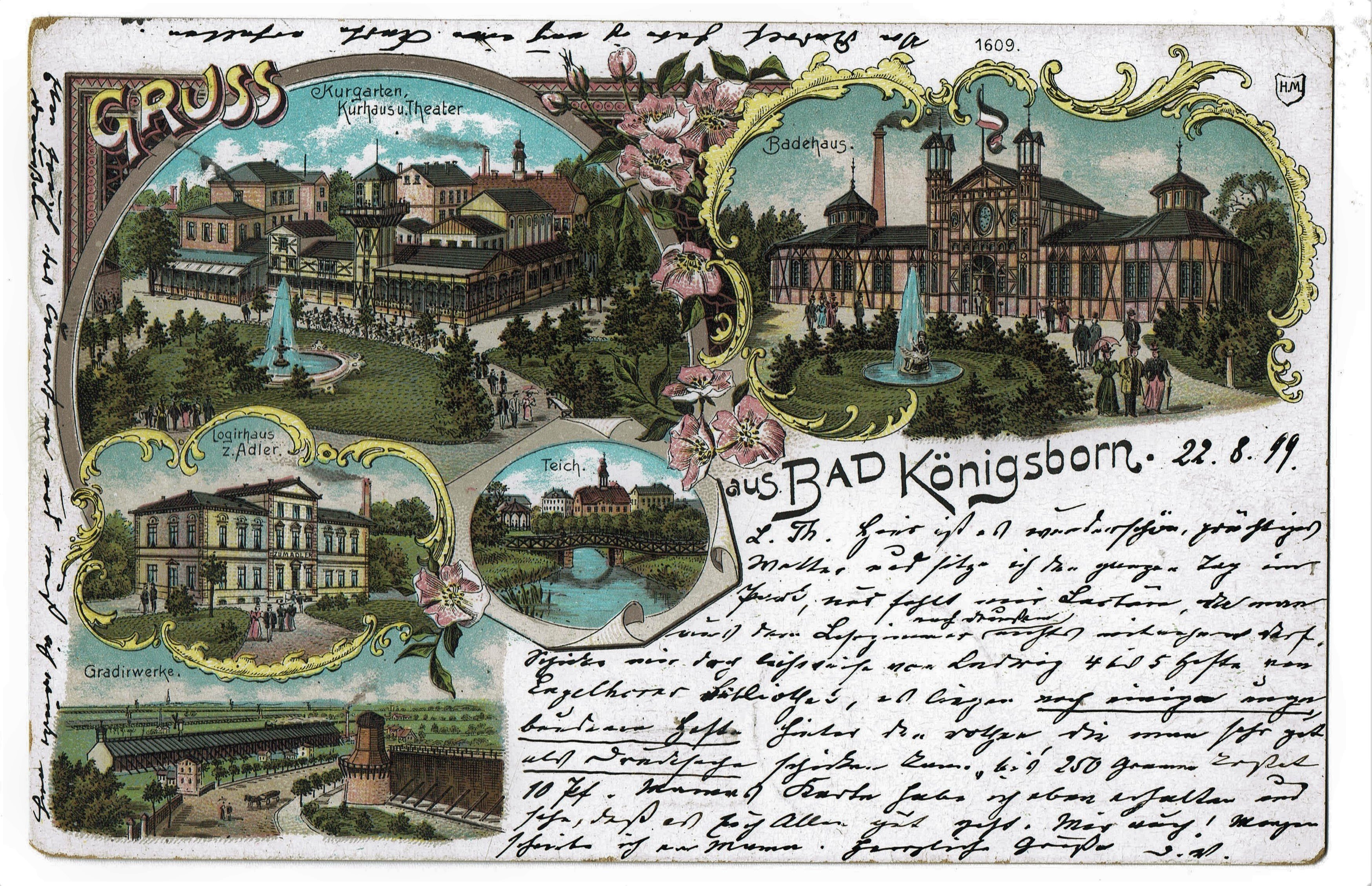 Postkarte "Gruss aus Bad Königsborn" (Hellweg-Museum Unna CC BY-NC-SA)