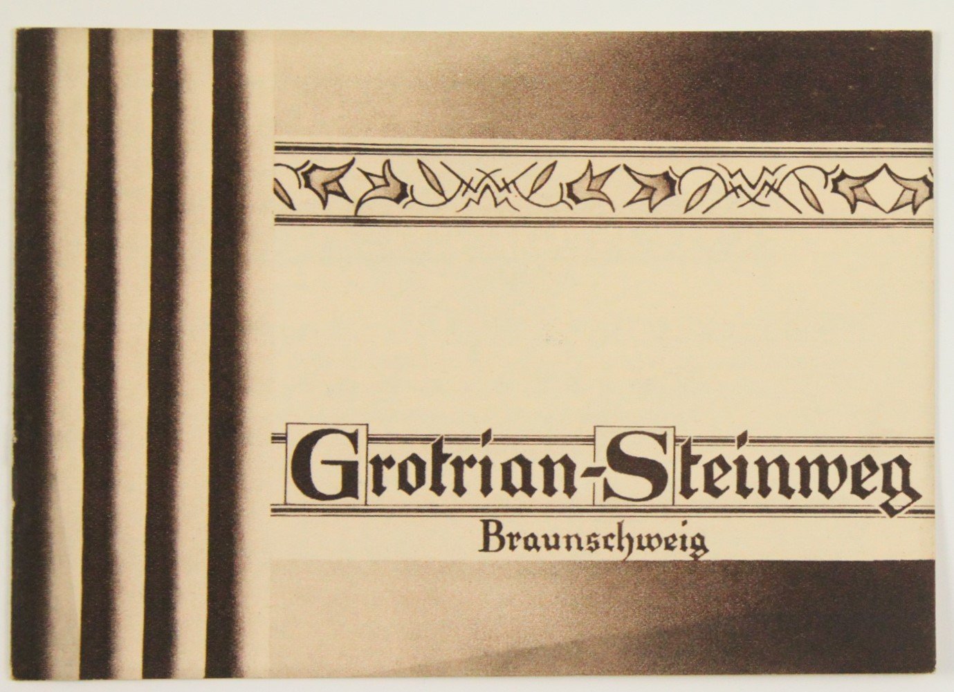 Werbeprospekt des Braunschweiger Klavierherstellers Grotrian-Steinweg (Hellweg-Museum Unna CC BY-NC-SA)