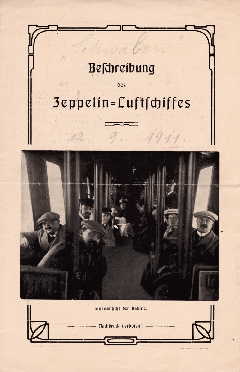 Broschüre: Beschreibung des Zeppelin-Luftschiffes [LZ 10 - SCHWABEN] (M.-A. Trappe CC BY-NC-SA)