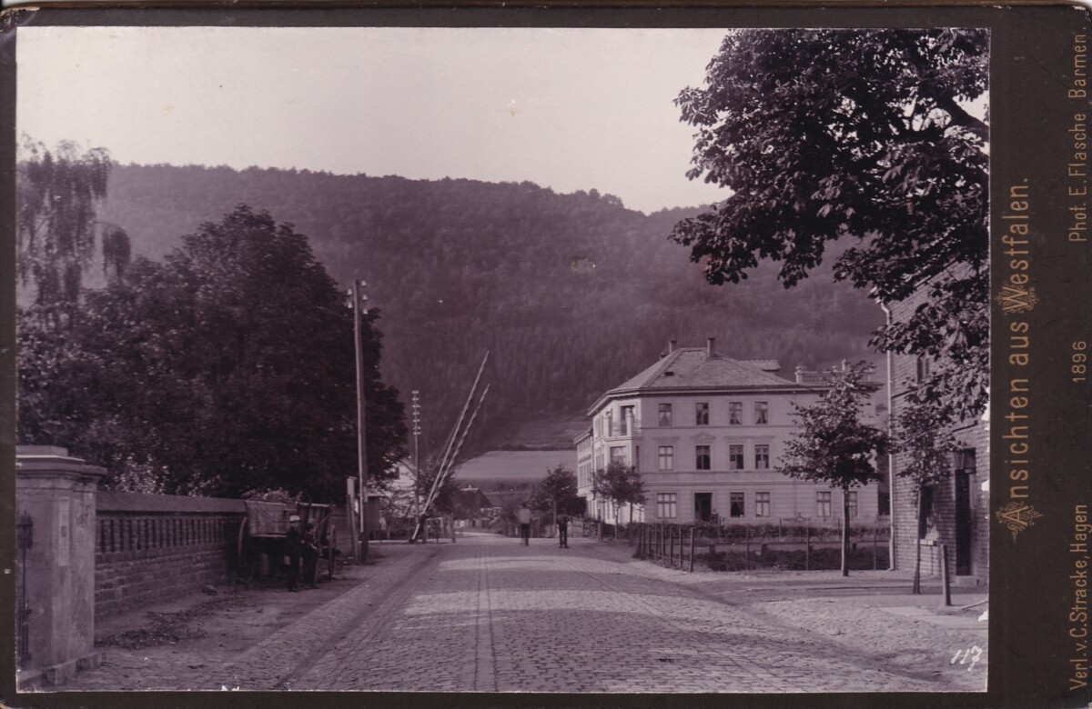 Foto: Werdohl, Straße (Ansichten aus Westfalen, Nr. 117) (M.-A. Trappe CC BY-NC-SA)