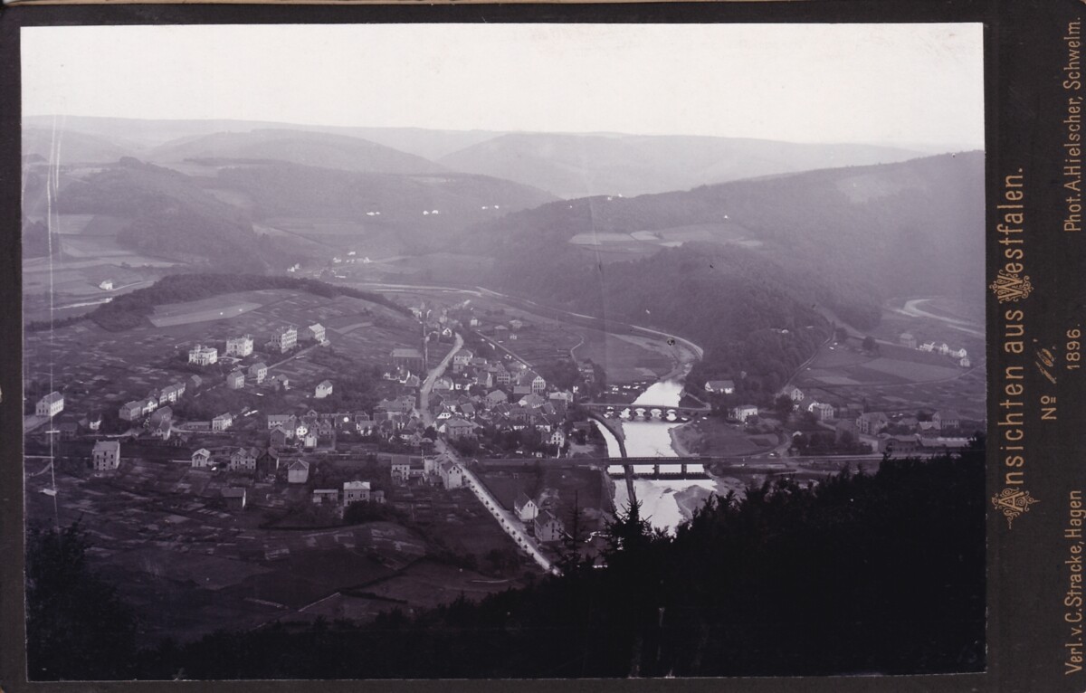 Foto: Werdohl vom Remmelshagen (Ansichten aus Westfalen, Nr. 16) (M.-A. Trappe CC BY-NC-SA)