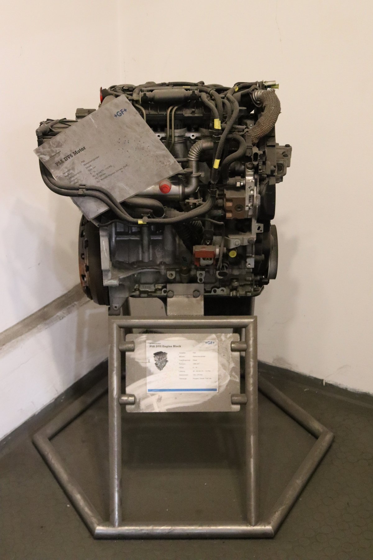PSA DV6 Motor (Sammlung Luftfahrt.Industrie.Westfalen / Moritz-Adolf Trappe CC BY-NC-SA)