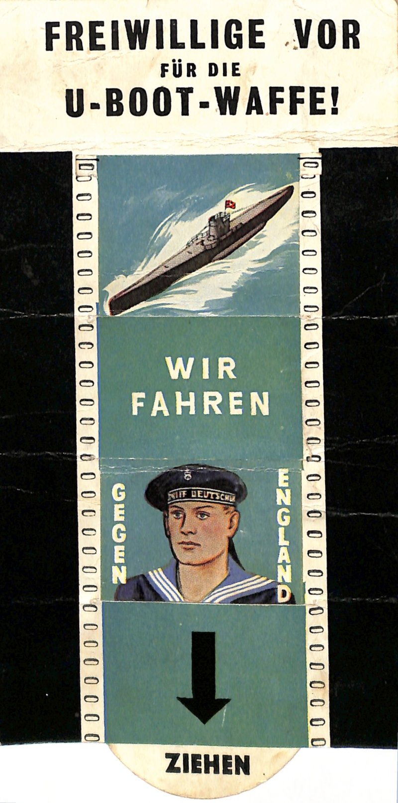 Propagandaflugblatt: G.7 [1942] Freiwillige für die U-Boot-Waffe! (Moritz-Adolf Trappe | Sammlung Luftfahrt.Industrie.Westfalen CC BY-NC-SA)