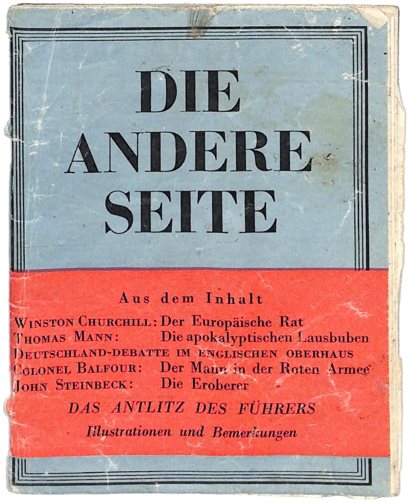 Propagandaflugblatt: G.27 [1943] Die andere Seite. Drittes Heft. (Moritz-Adolf Trappe | Sammlung Luftfahrt.Industrie.Westfalen CC BY-NC-SA)