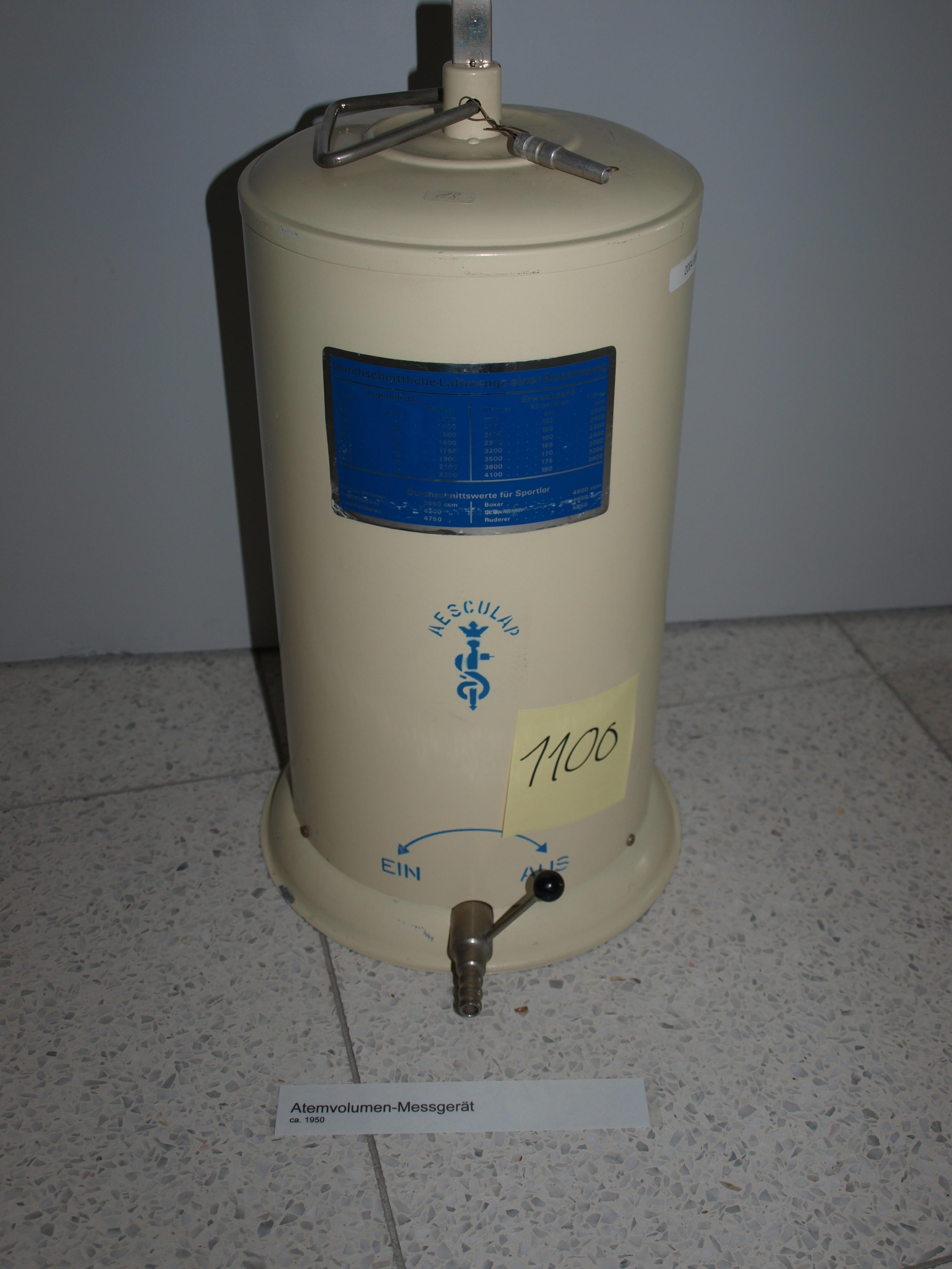 Spirometer (Heimatverein Burgsteinfurt CC BY-NC-SA)