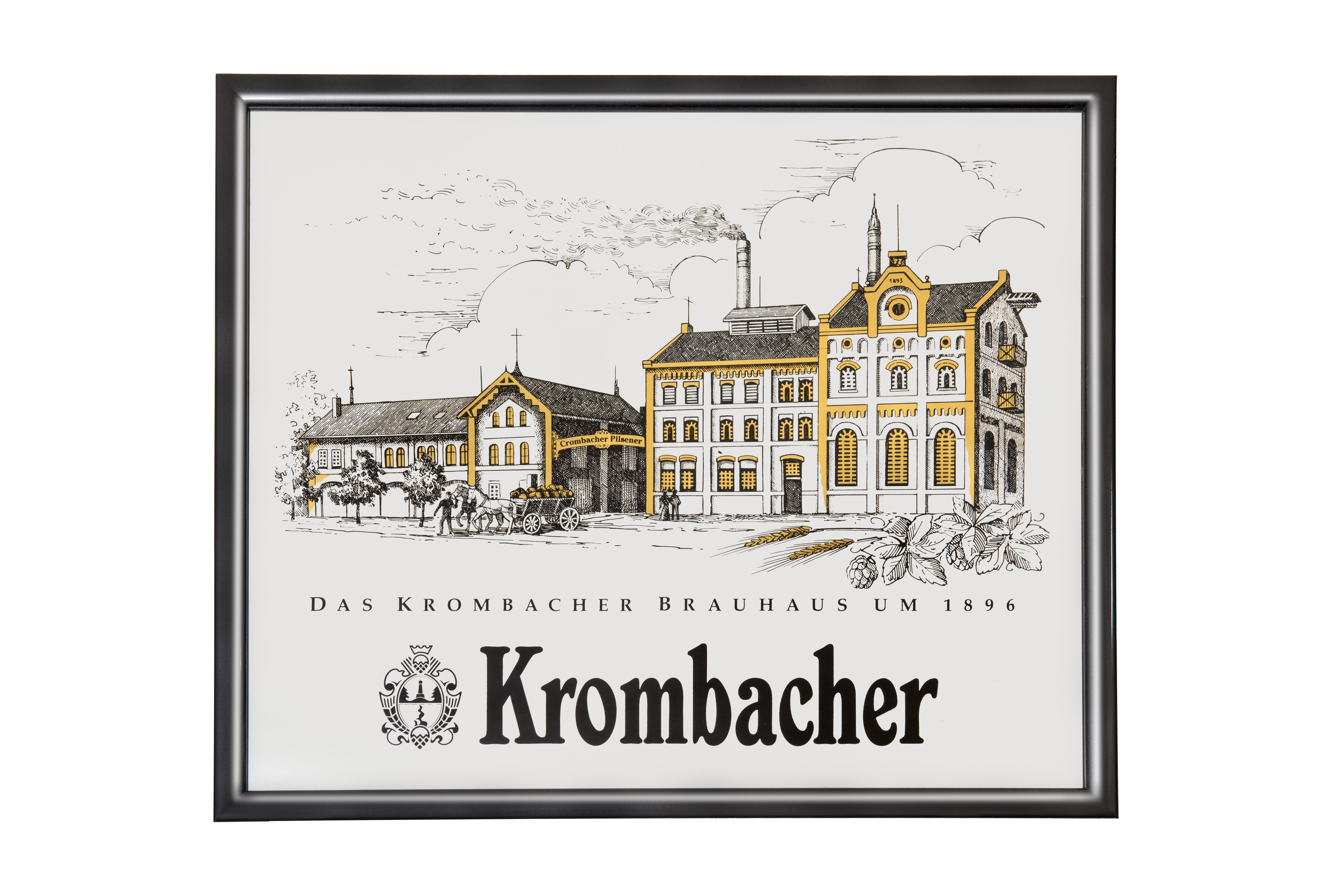 Werbespiegel der Krombacher Brauerei (LWL-Freilichtmuseum Hagen CC BY-NC-SA)