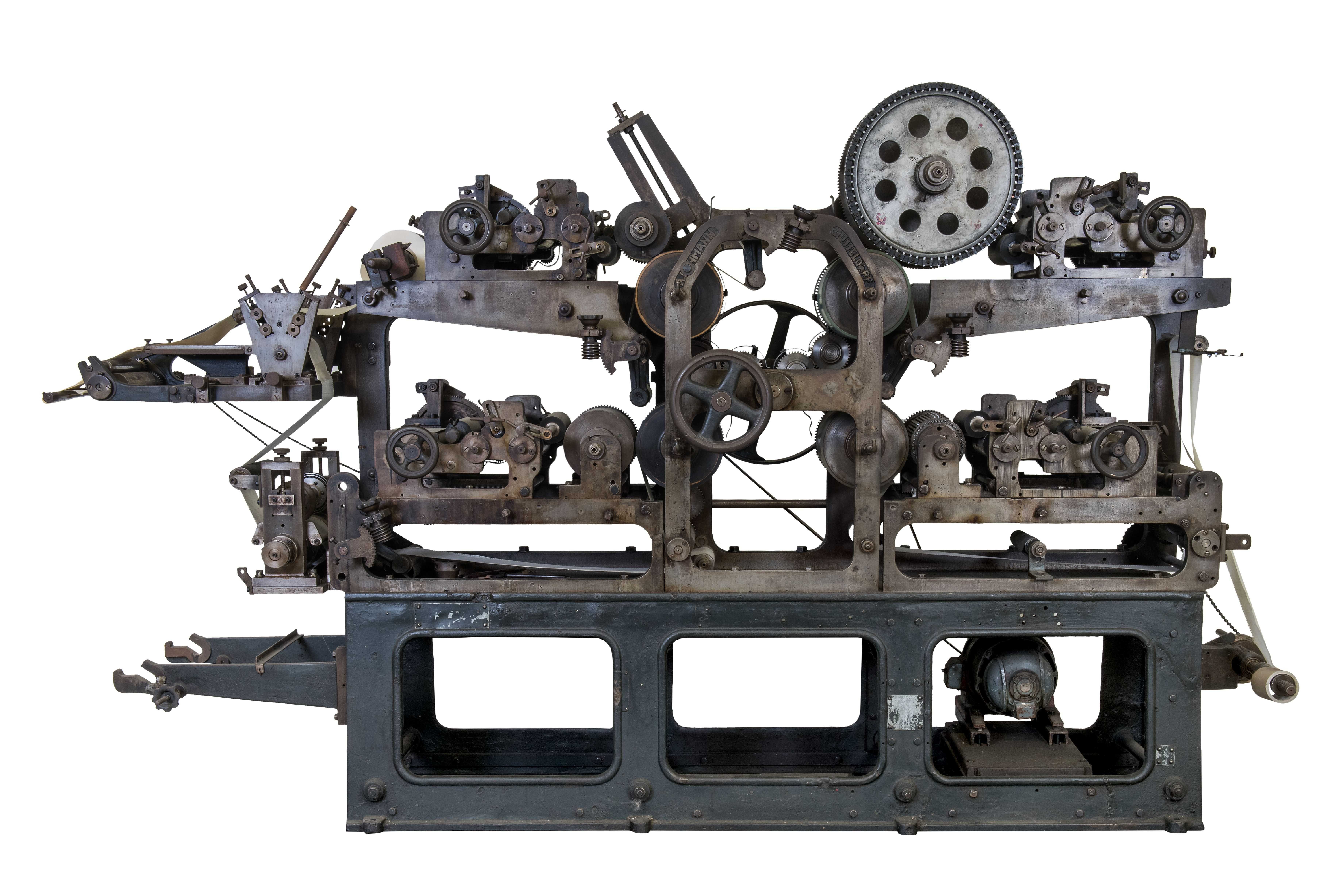Diagrammrollendruckmaschine (LWL-Freilichtmuseum Hagen CC BY-NC-SA)