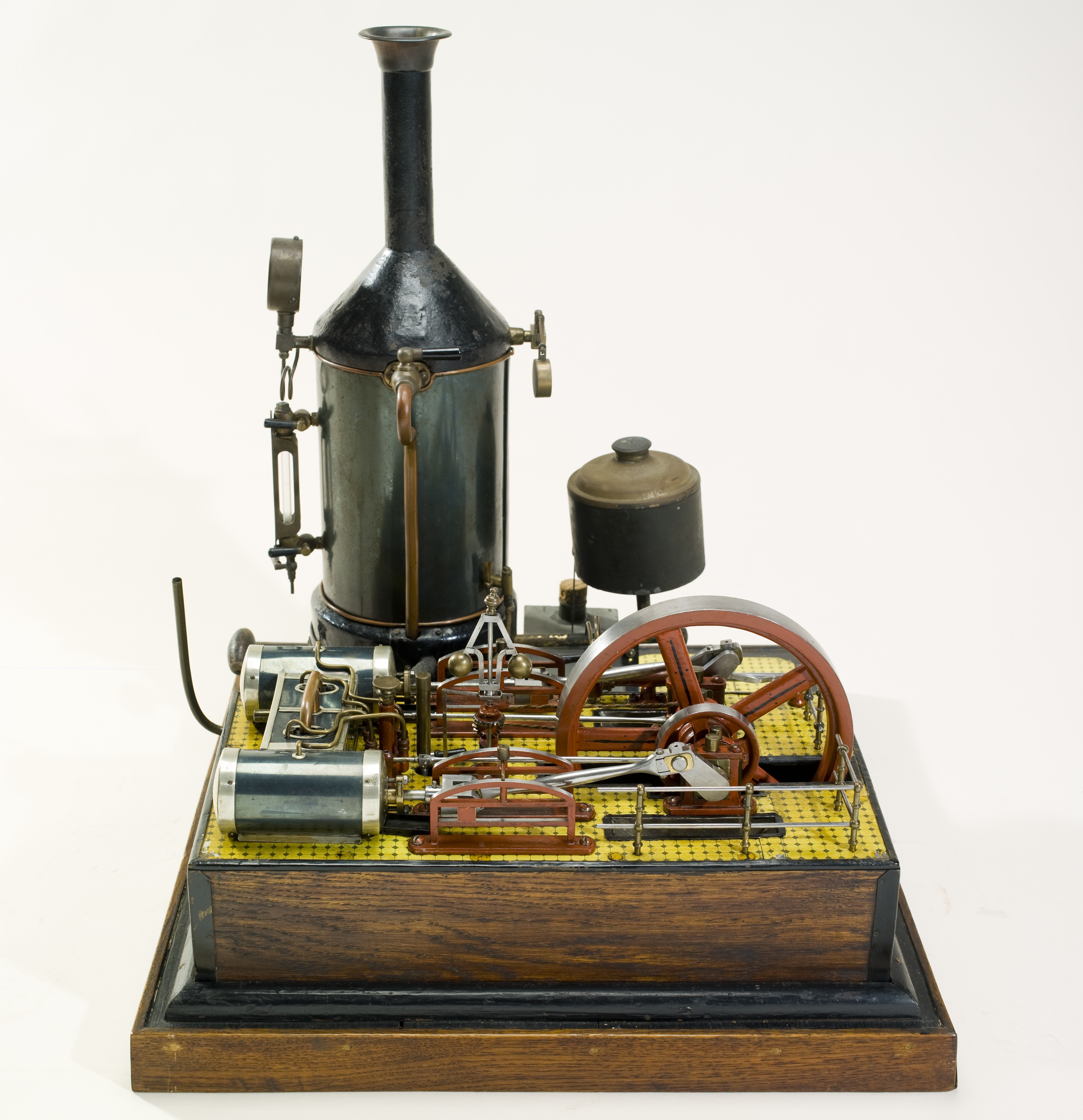 Zwillingsdampfmaschine (Modell) (LWL-Freilichtmuseum Hagen CC BY-NC-ND)