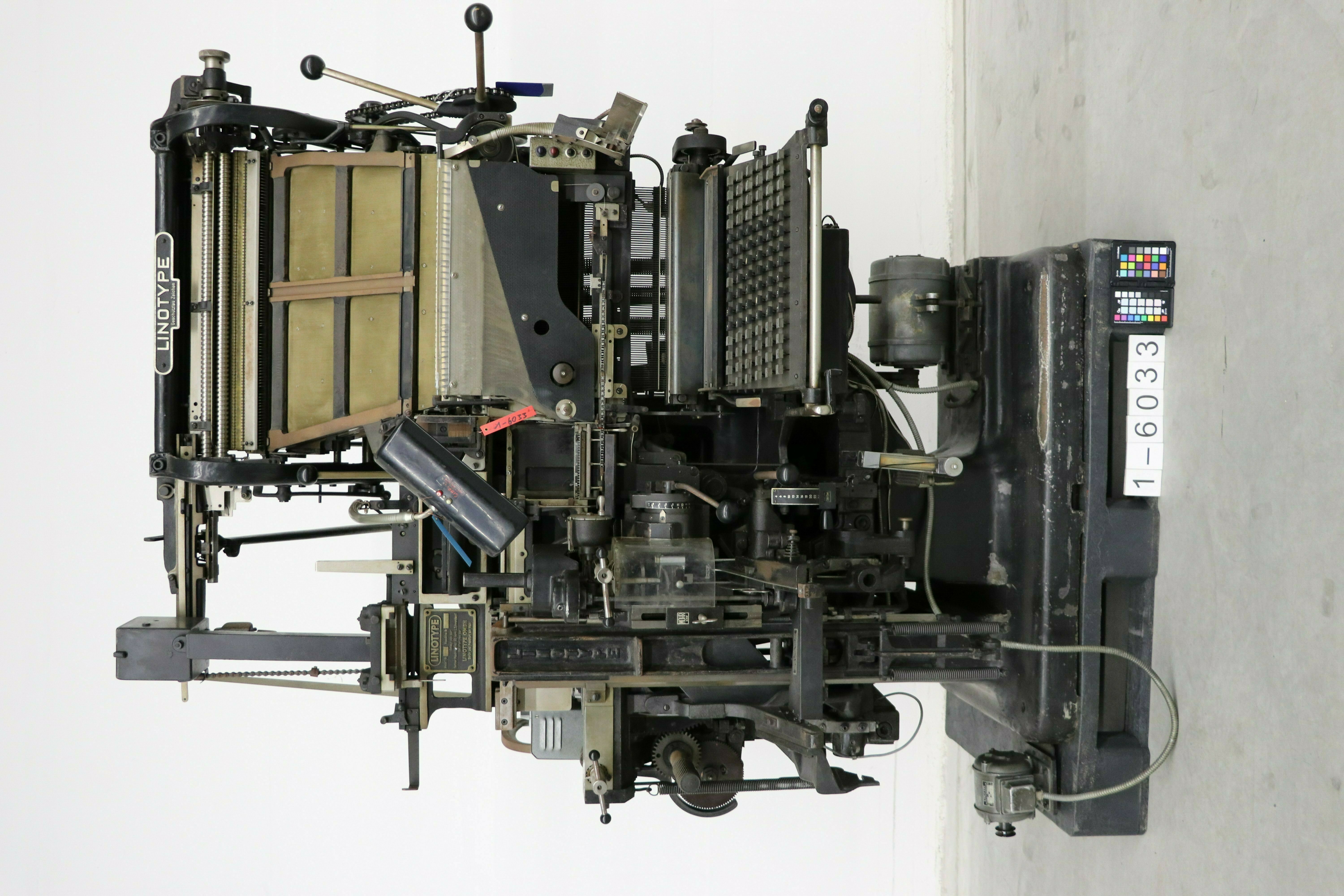Linotype 4a (LWL-Freilichtmuseum Hagen CC BY-NC-ND)