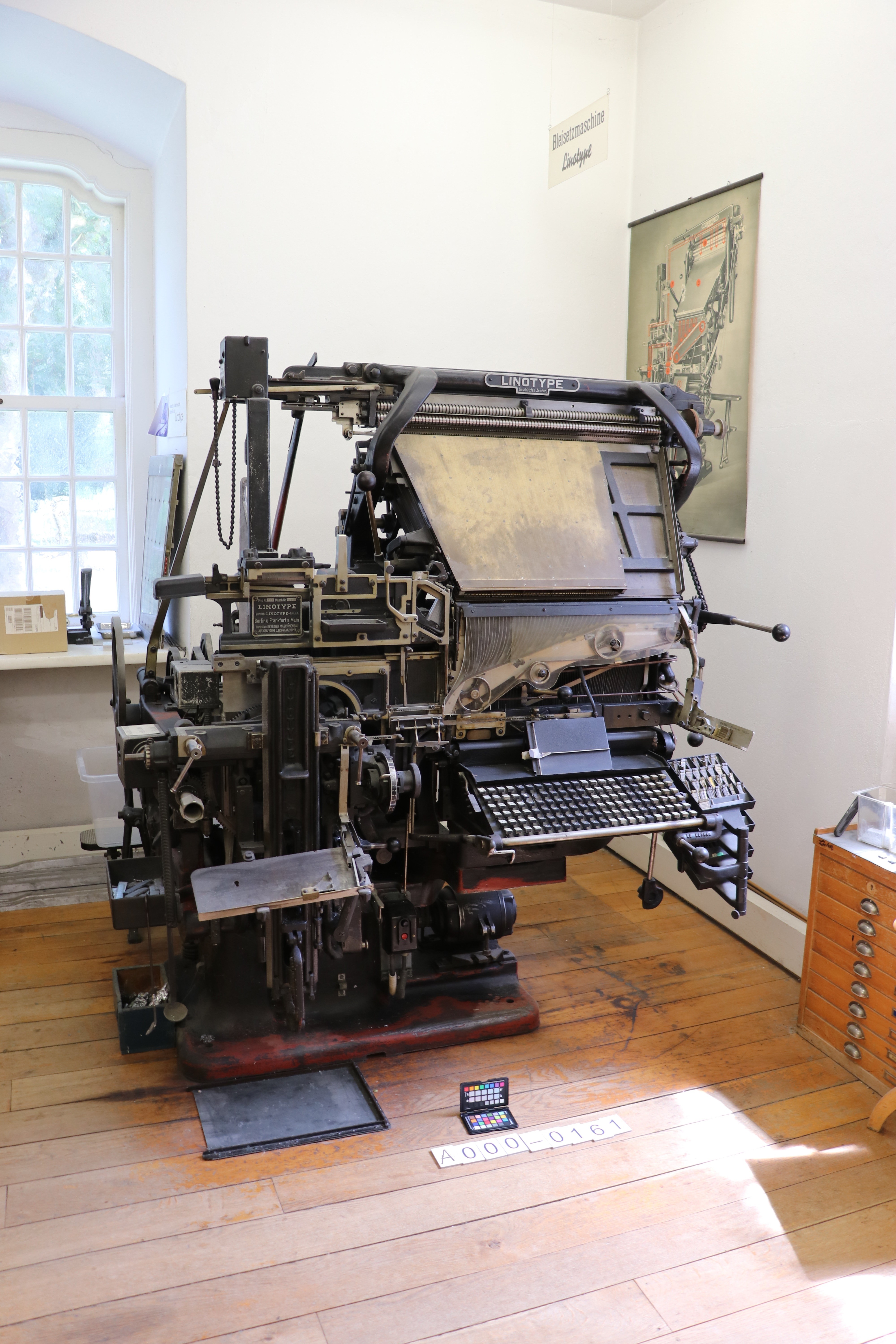 Linotype Modell 15A (LWL-Freilichtmuseum Hagen CC BY-NC-SA)