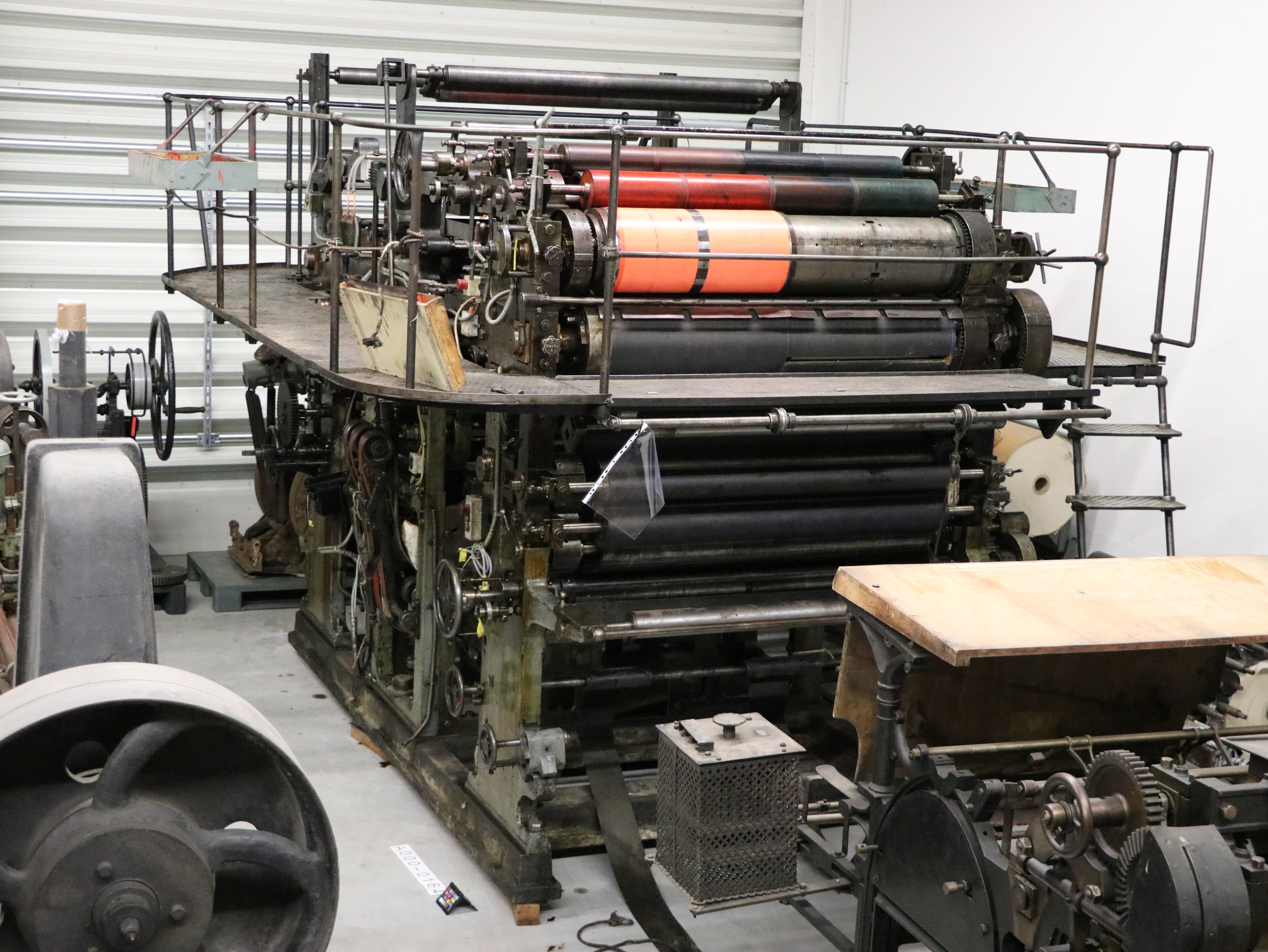 VOMAG Rollen-Rotationsdruckmaschine (LWL-Freilichtmuseum Hagen CC BY-NC-SA)
