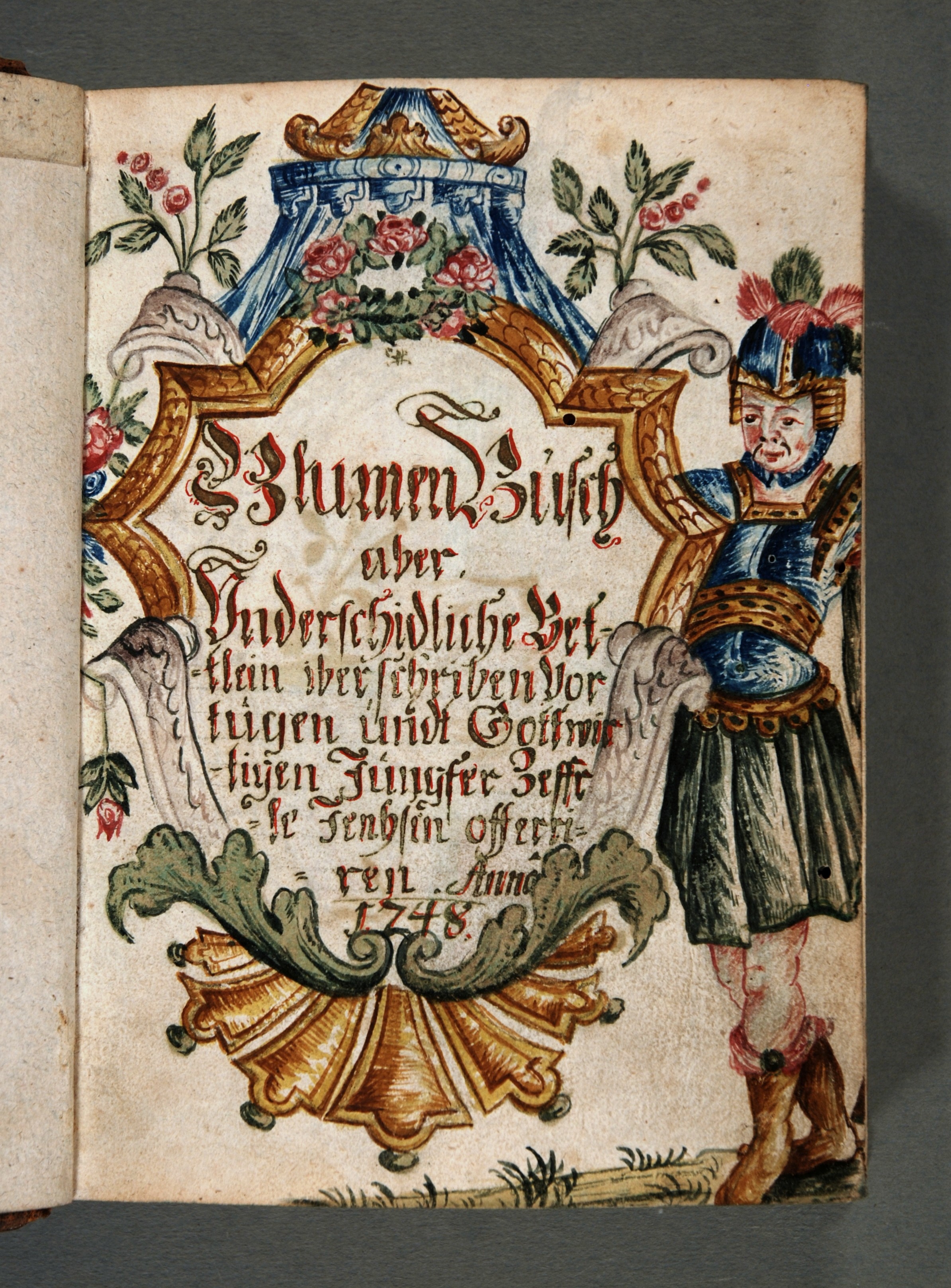 Gebetbuch „BlumenBusch..." (RELíGIO – Westfälisches Museum für religiöse Kultur CC BY-NC-SA)