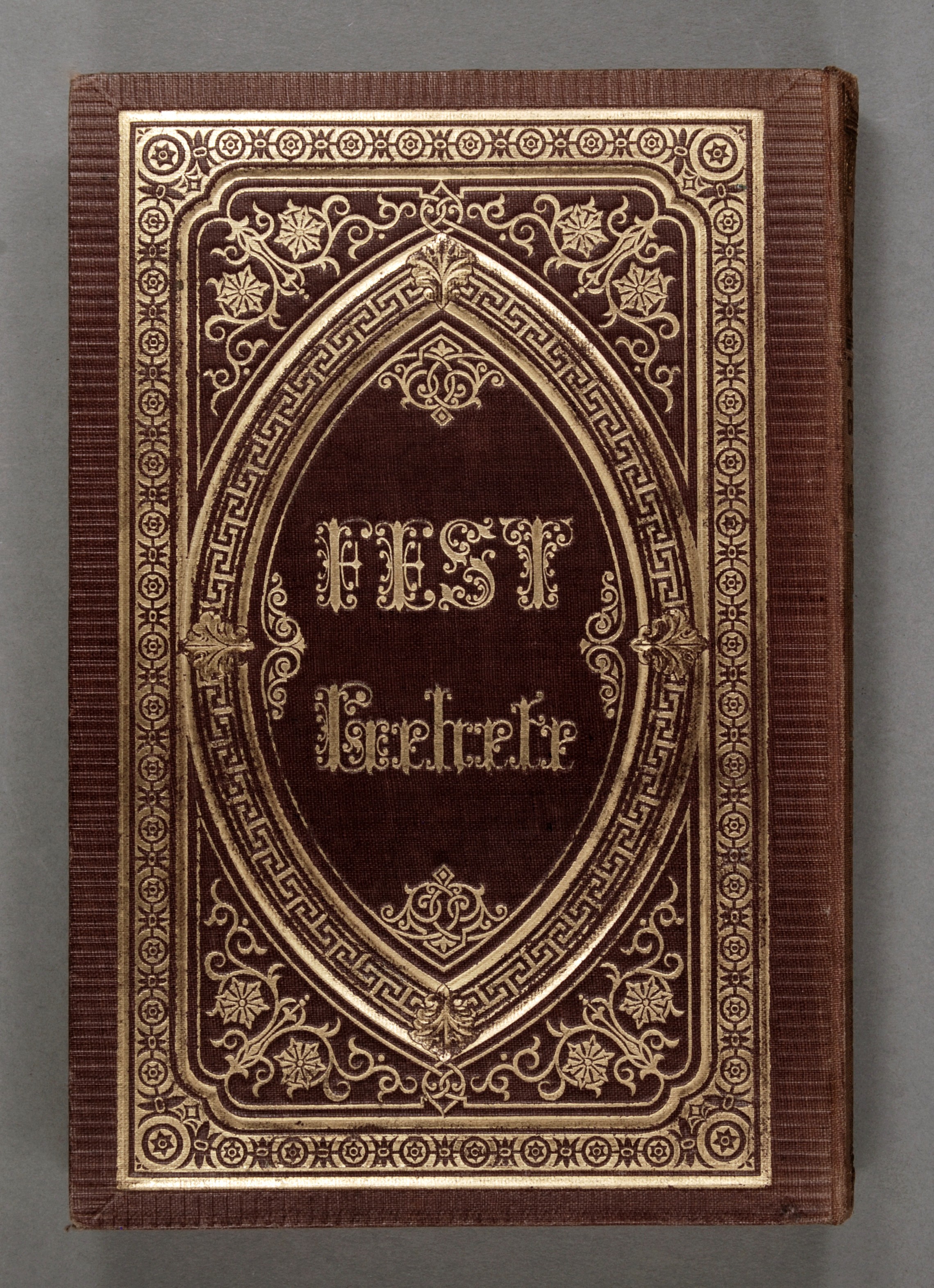 Gebetbuch: „Gebete für das Laubhüttenfest nebst Seder Hoschanoth“ (RELíGIO – Westfälisches Museum für religiöse Kultur CC BY-NC-SA)