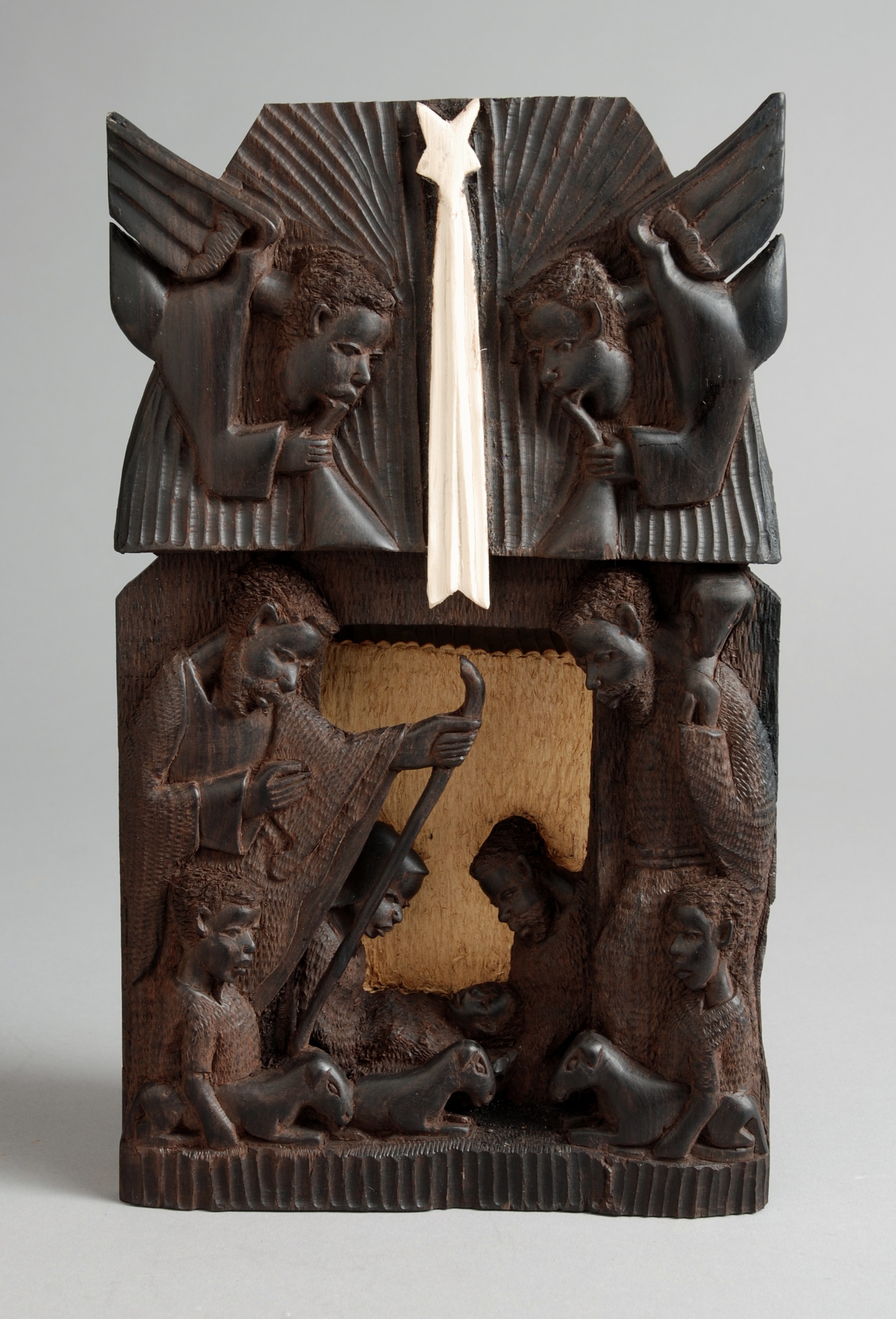 Afrikanische Weihnachtskrippe (RELíGIO – Westfälisches Museum für religiöse Kultur CC BY-NC-SA)