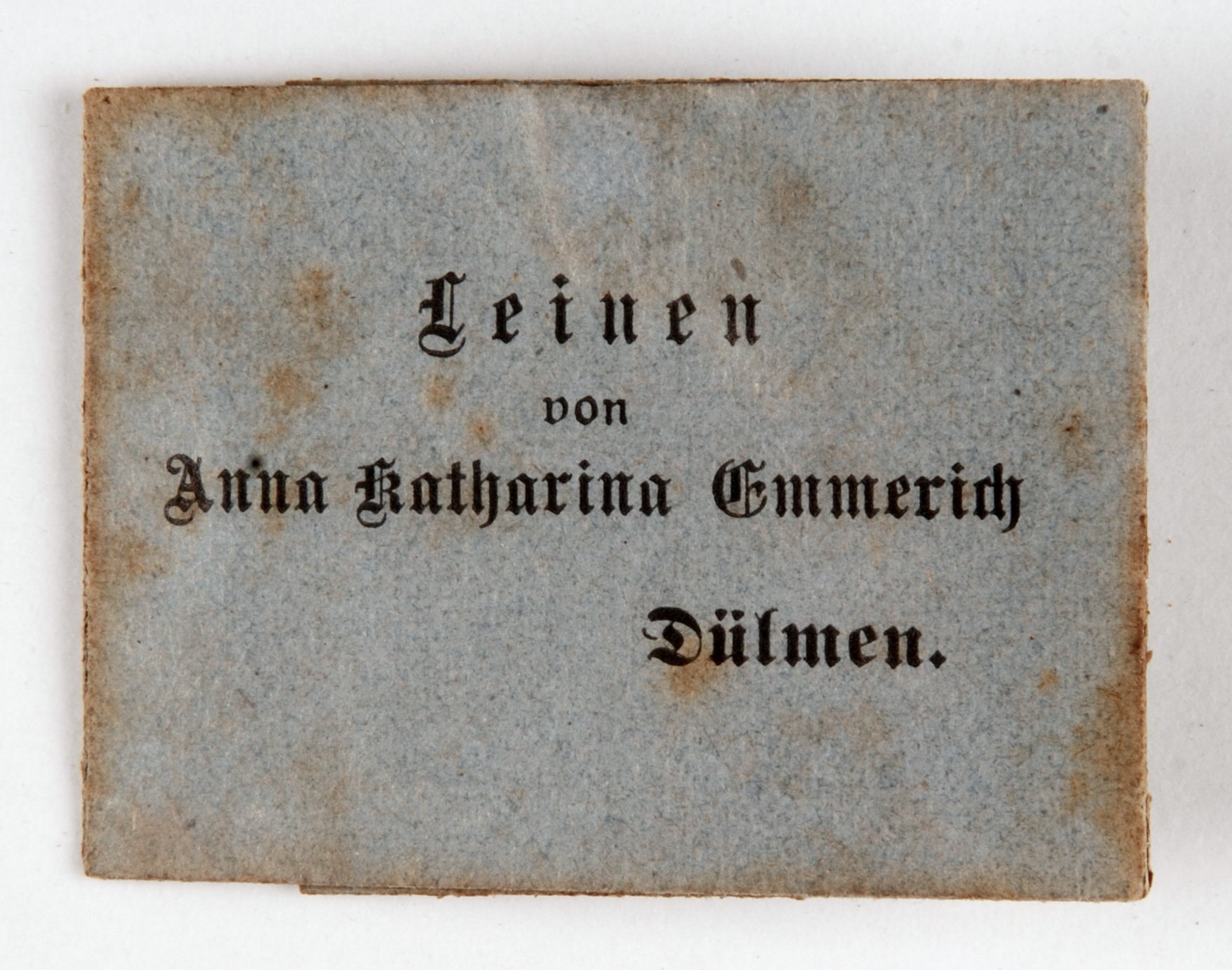 Reliquie, "Anna Katharina Emmerich" (RELíGIO – Westfälisches Museum für religiöse Kultur CC BY-NC-SA)