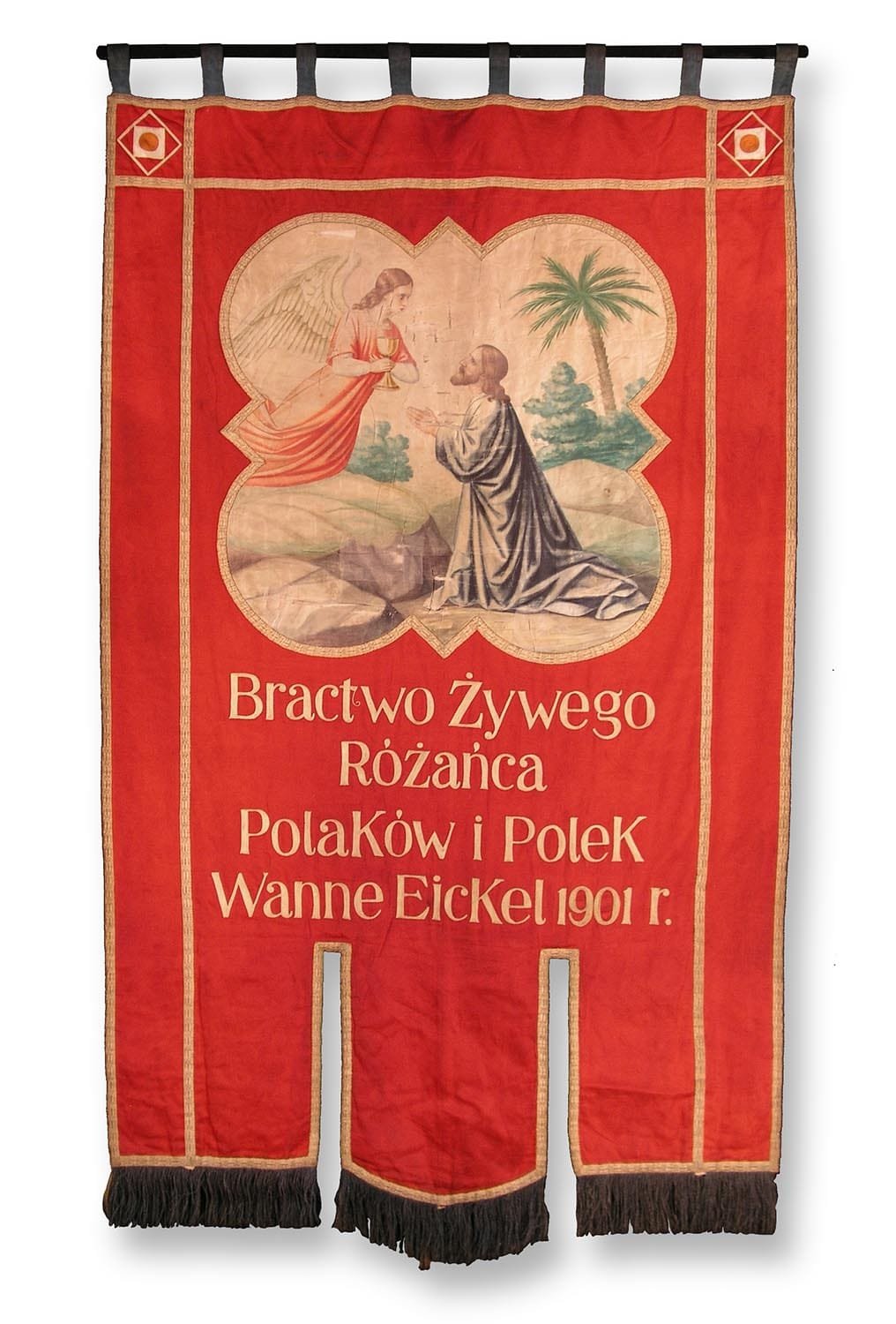 Banner einer Ruhrpolnischen Vereinigung (RELíGIO – Westfälisches Museum für religiöse Kultur CC BY-NC-SA)