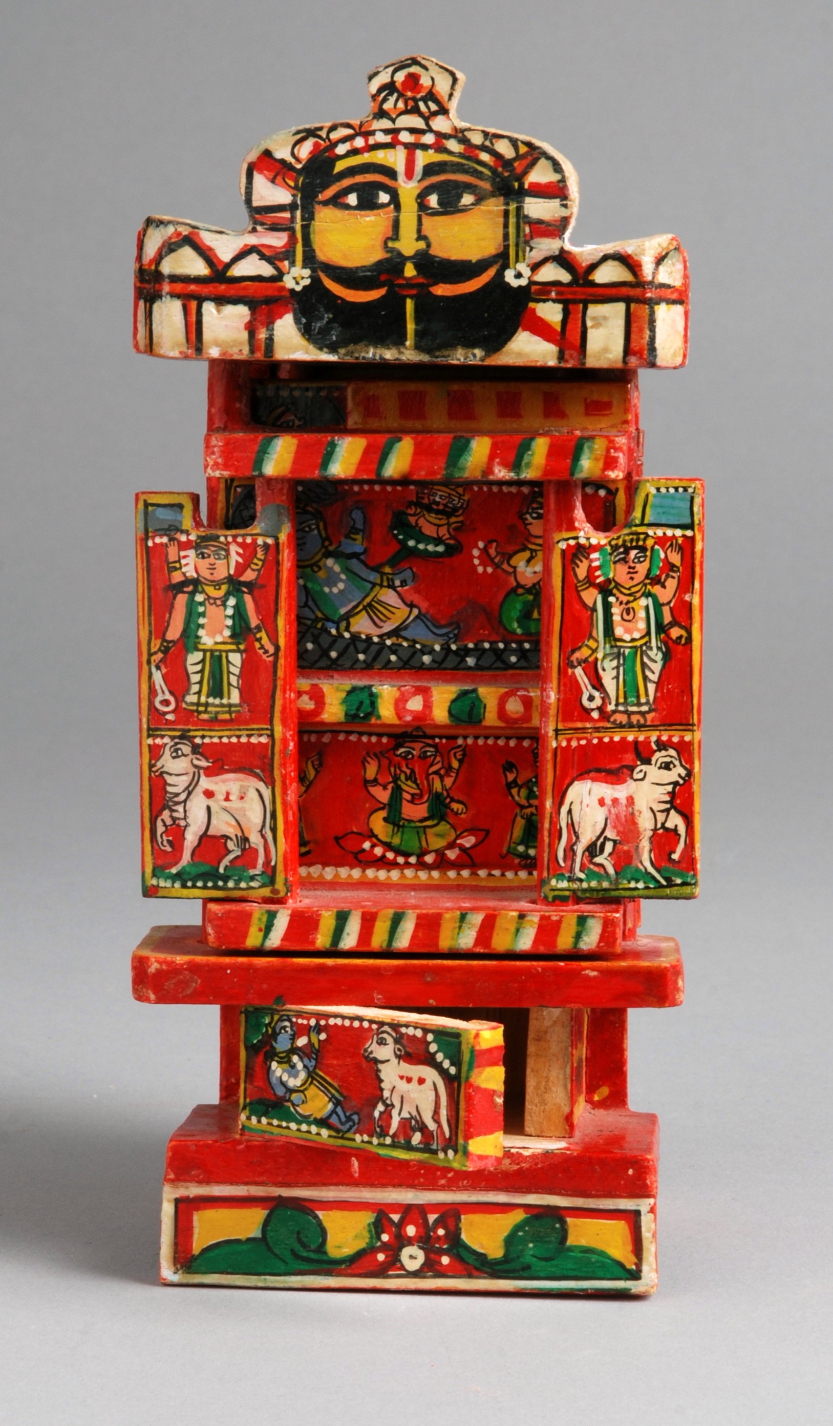 Hinduistischer Miniaturschrein (RELíGIO – Westfälisches Museum für religiöse Kultur CC BY-NC-SA)