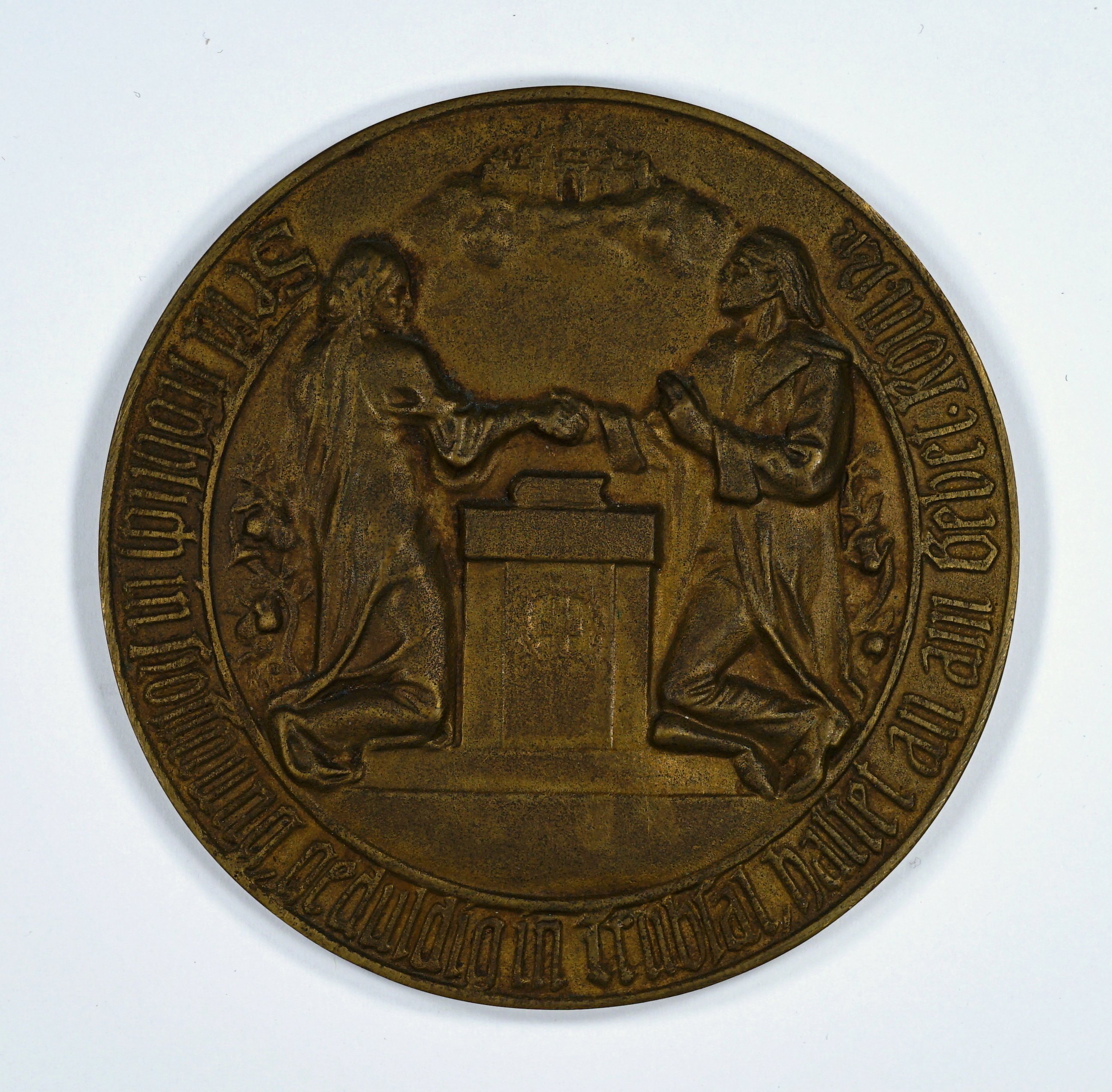 Medaille zur Goldenen Hochzeit (RELíGIO – Westfälisches Museum für religiöse Kultur CC BY-NC-SA)