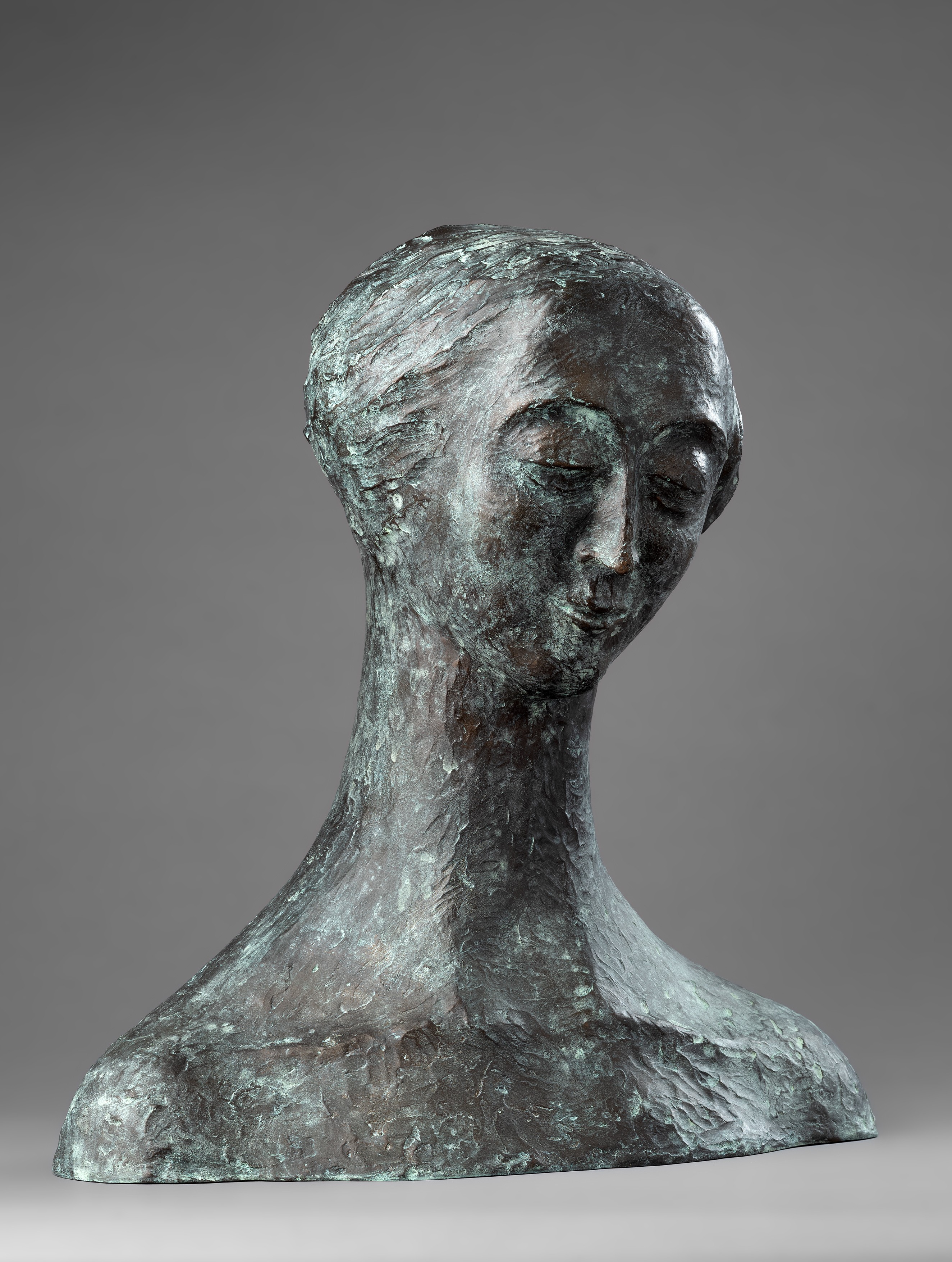 Bronzeplastik: "Frauenbüste" (RELíGIO – Westfälisches Museum für religiöse Kultur CC BY-NC-SA)