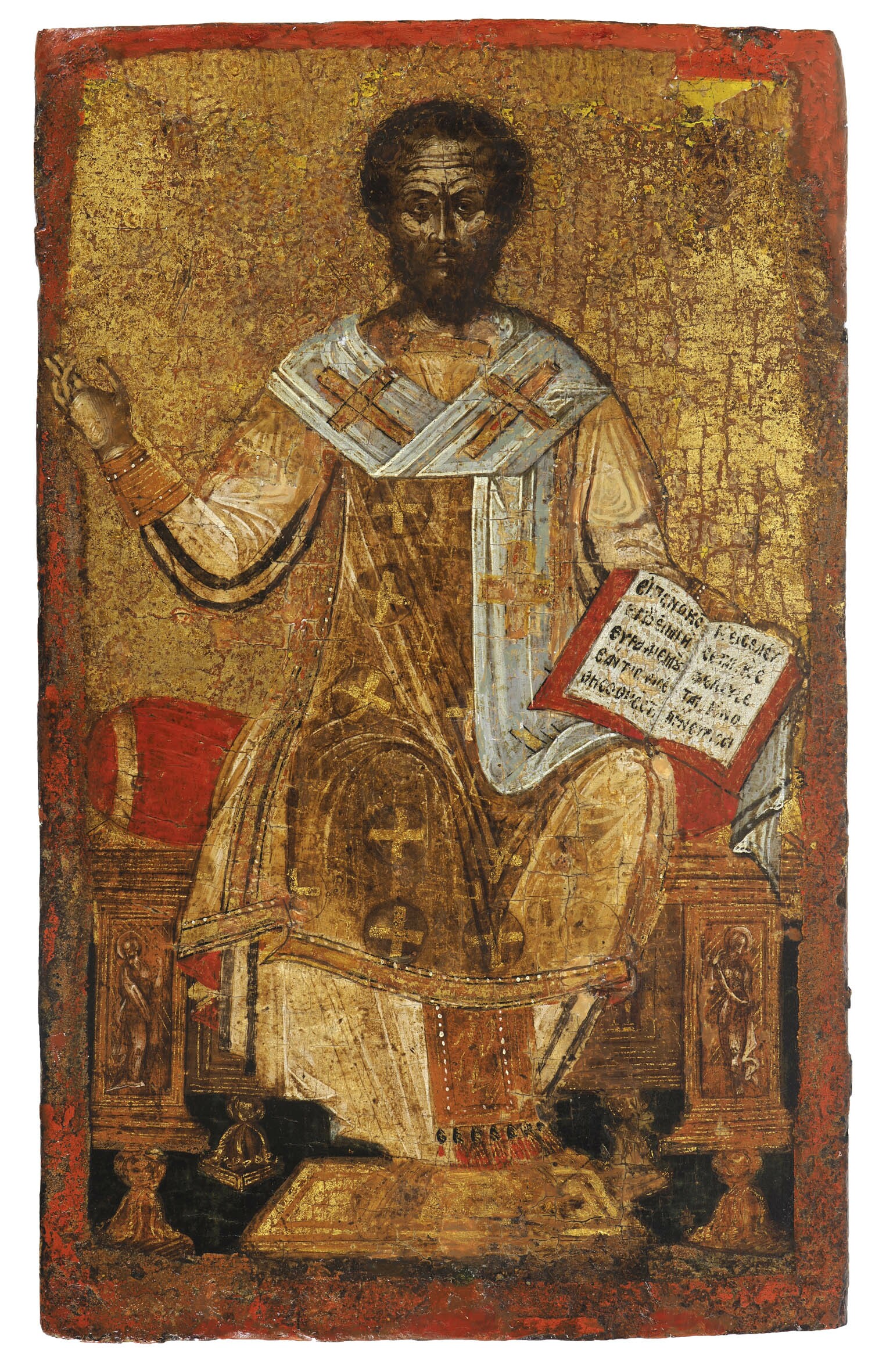 Ikone: Heiliger Johannes Chrysostomos (Ikonen-Museum Recklinghausen CC BY-NC-SA)