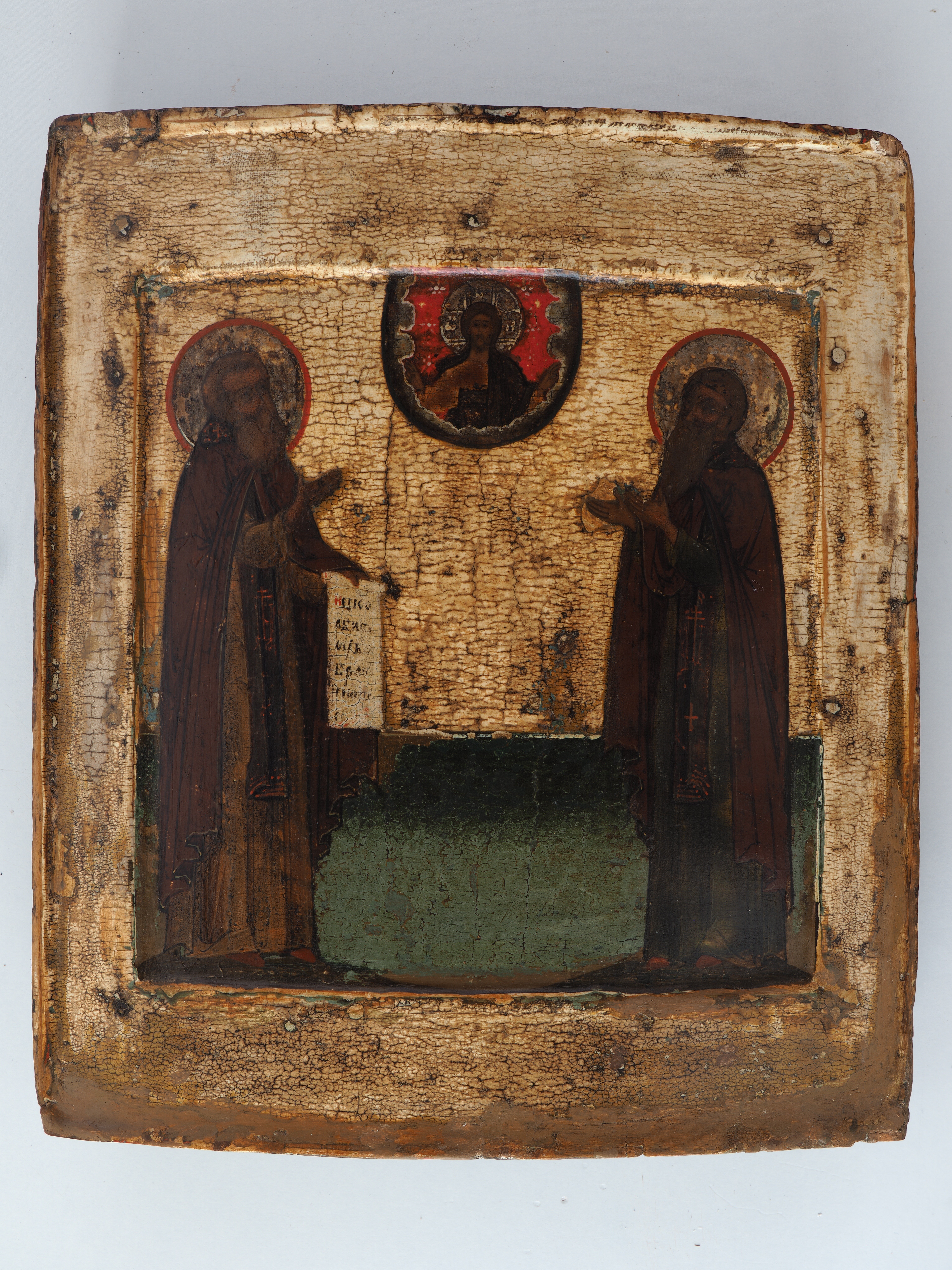 Ikone: Zwei heilige Mönche (Ikonen-Museum Recklinghausen CC BY-NC-SA)