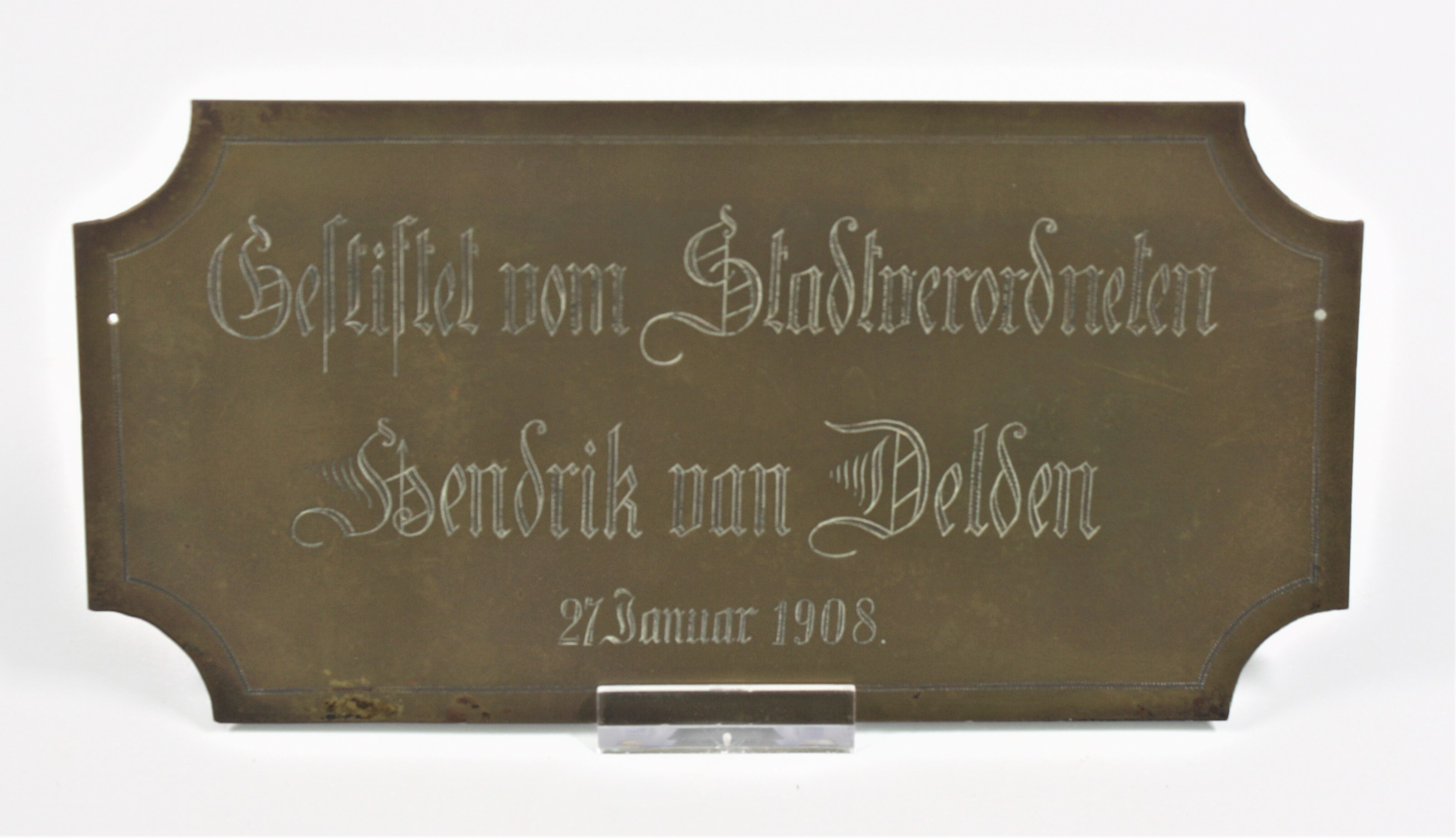 Stiftungsschild van Delden (Drilandmuseum CC BY-NC-SA)