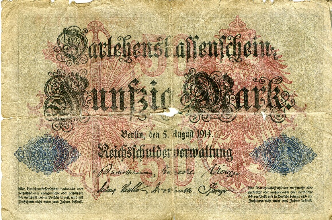 Darlehenskassenschein 50 Mark (Drilandmuseum CC BY-NC-SA)