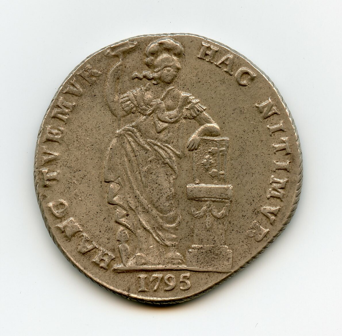 Silbermünze 3 Gulden 1795 (Drilandmuseum CC BY-NC-SA)