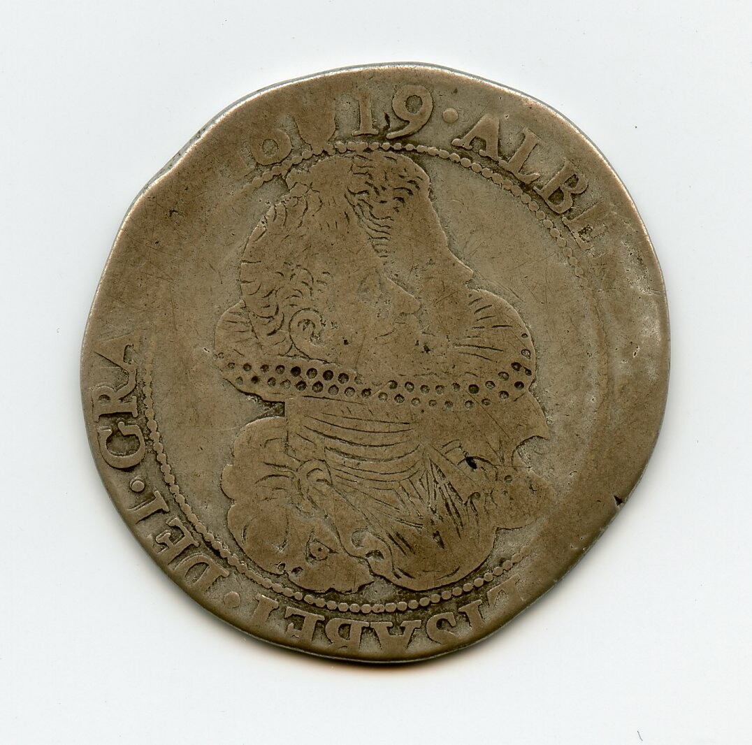 Silbermünze ½ Dukaten 1619 (Drilandmuseum CC BY-NC-SA)