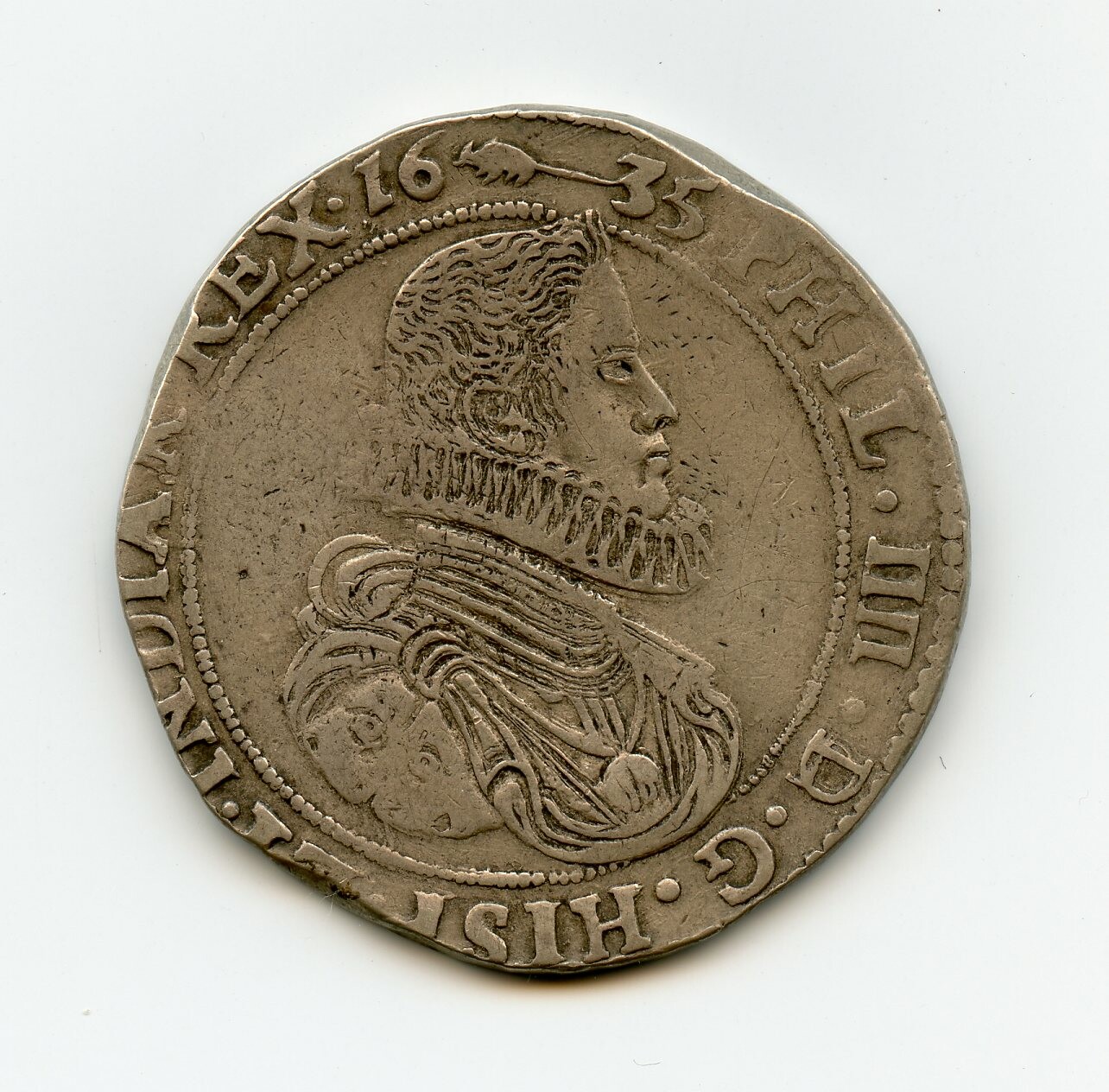 Silbermünze Dukaten 1635 (Drilandmuseum CC BY-NC-SA)