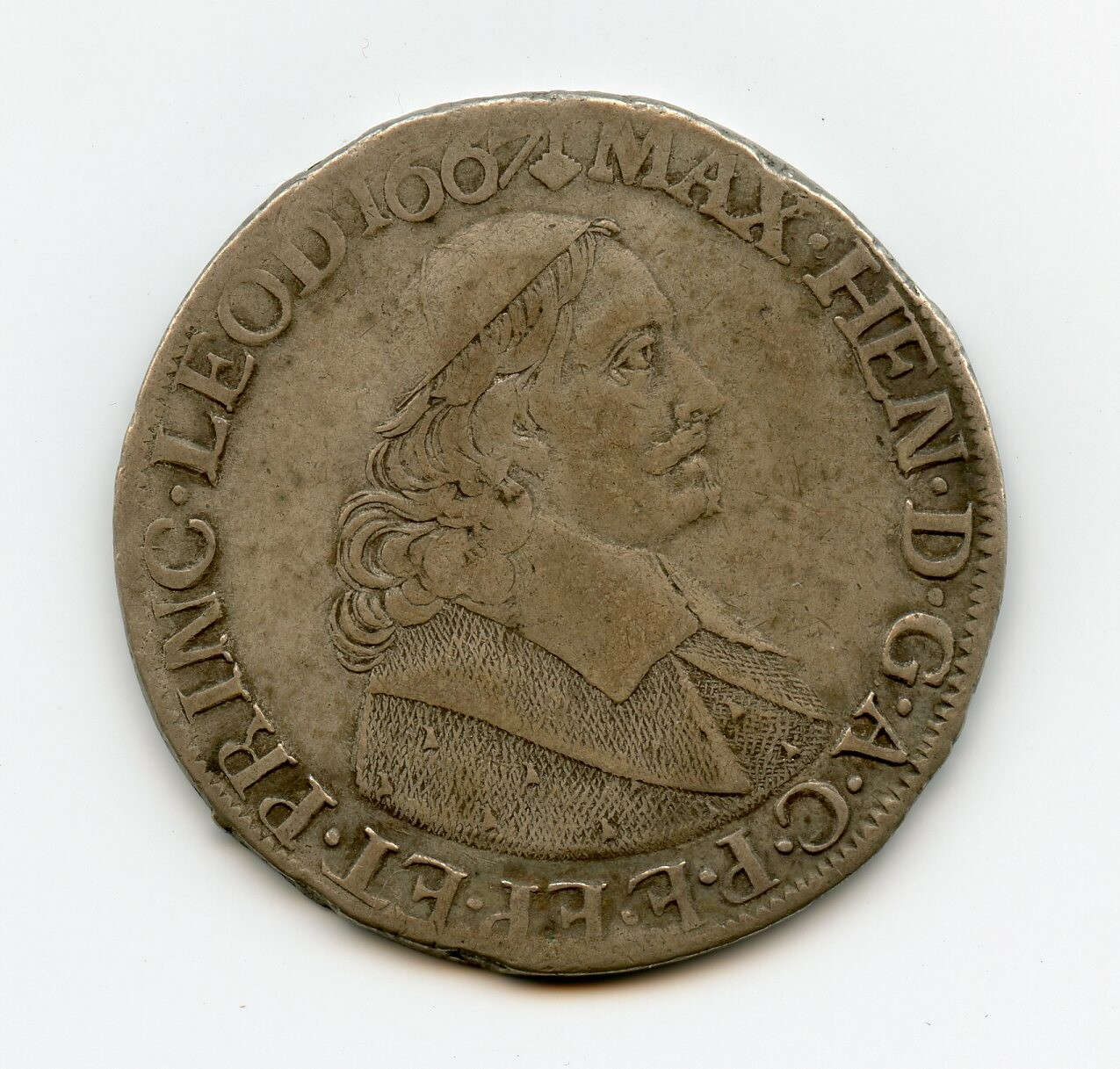 Silbermünze Taler 1667 (Drilandmuseum CC BY-NC-SA)