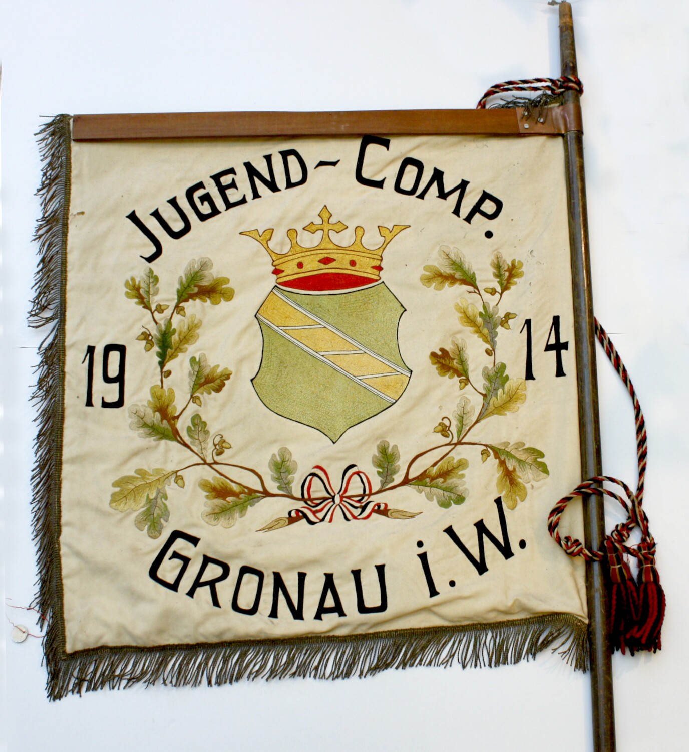 Fahne Jugend-Comp. Gronau i.W. (Drilandmuseum CC BY-NC-SA)