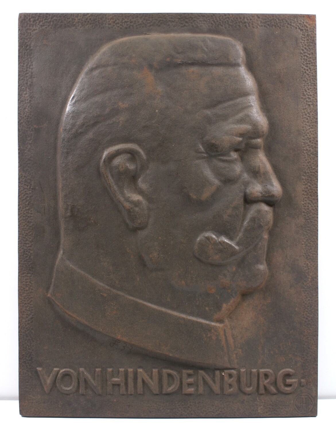 Relieftafel: Paul von Hindenburg (Drilandmuseum CC BY-NC-SA)