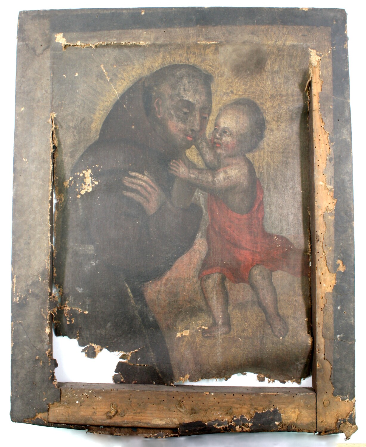 Gemälde: Der Hl. Antonius mit dem Jesuskind (Drilandmuseum CC BY-NC-SA)
